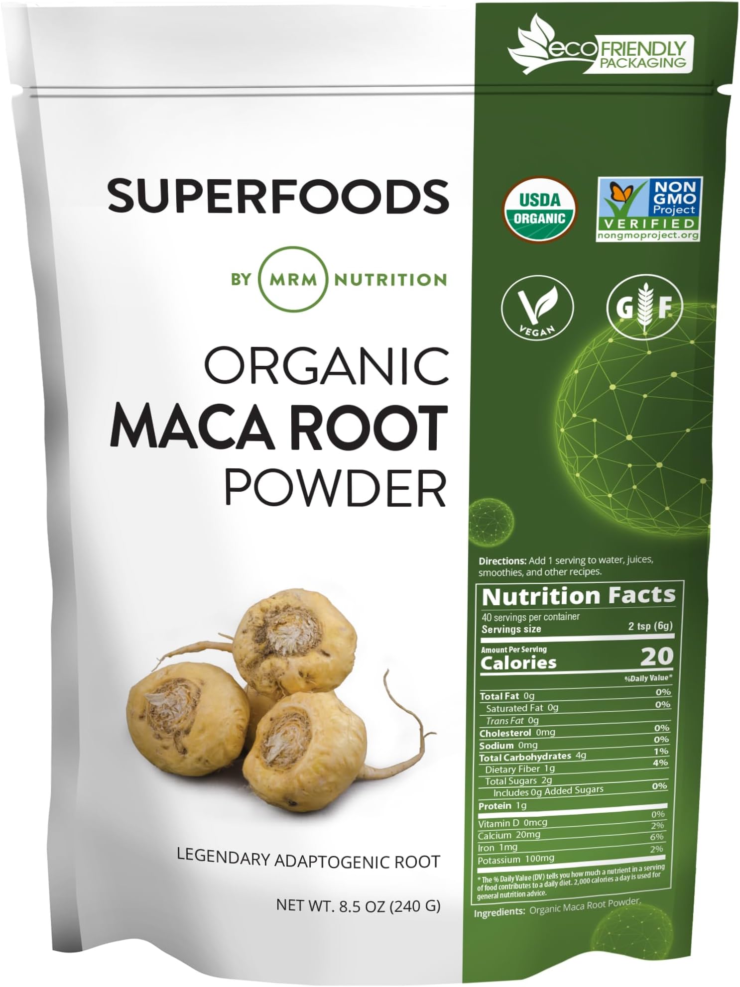 MRM Maca Root Powder, 8.5Oz