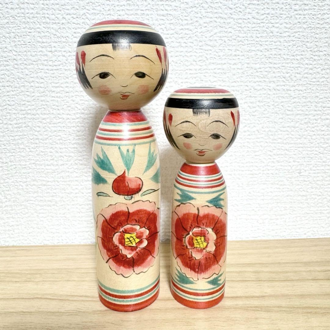 Amazon.co.jp: 本多信夫 2本セット 中ノ沢 伝統こけし : おもちゃ