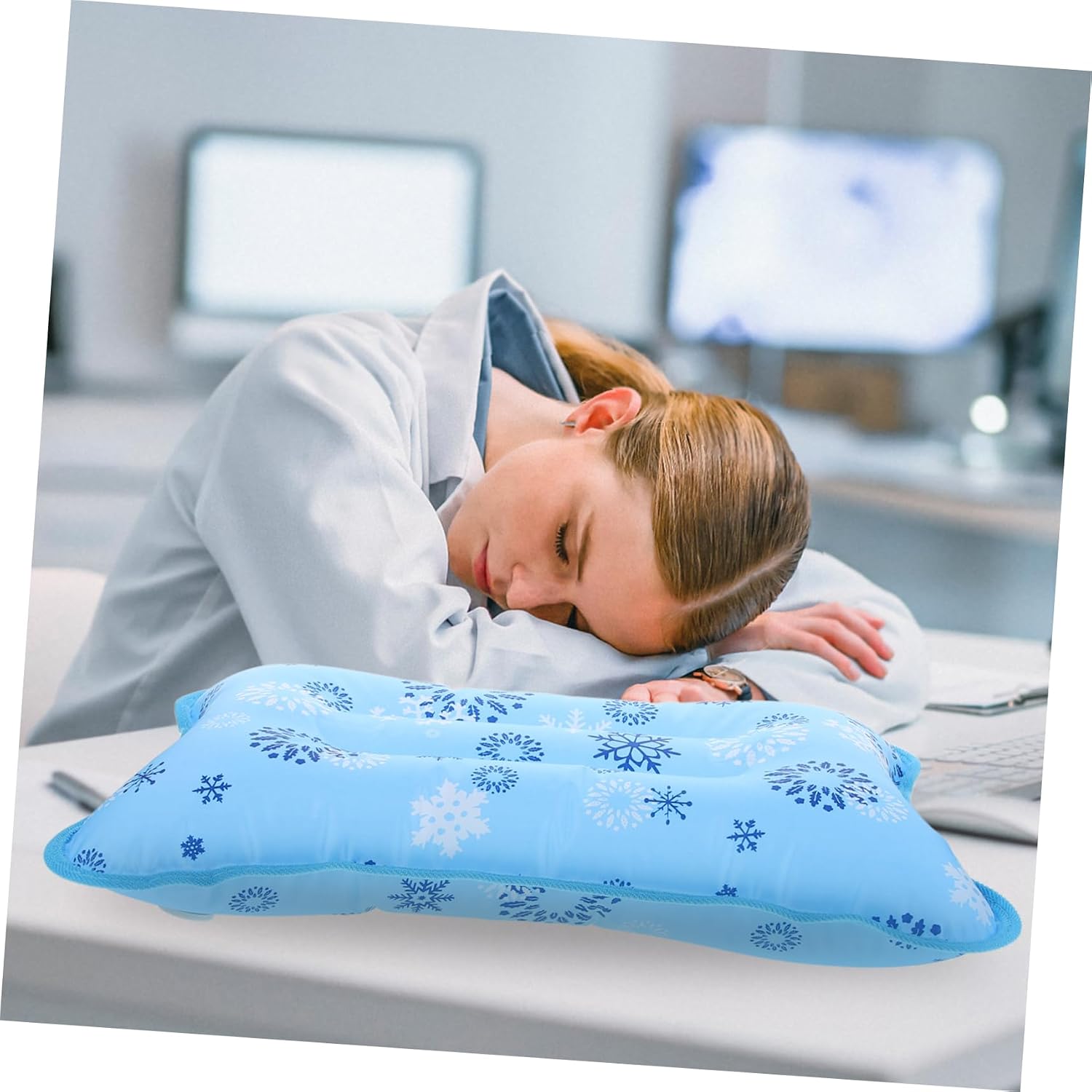 Water Fillable Cooling Pillow Pillow for Pool Party Camping Hiking Portable
