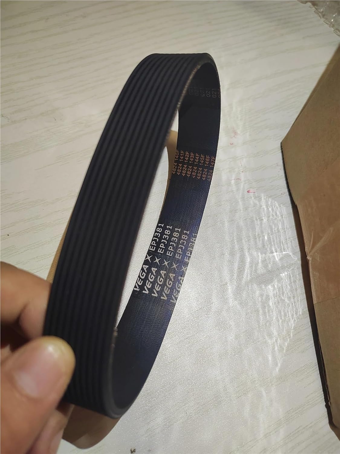 1pc Rubber Treadmill Drive Belt Vega 10EPJ381 10Ribs Multi Groove Belt Multi Wedge Belt