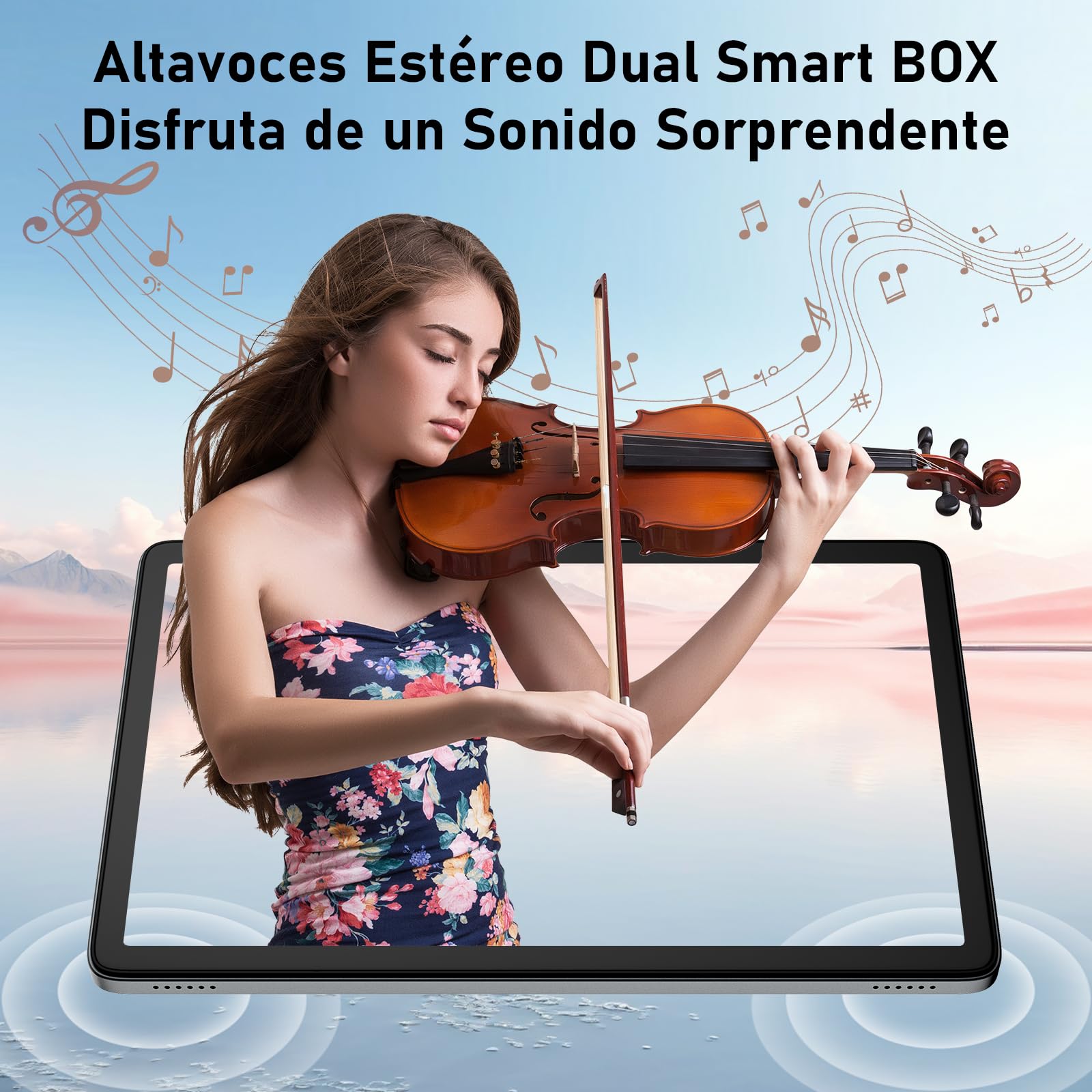 Blackview Tablet Android 15 Tab 60 WiFi 10 Pulgadas, PC Tableta, 12GB RAM + 128GB ROM/2TB TF, WiFi 6 Widevine L1, PC Mode 5100 mAh Batería Tablets Gaming Dual Cámara 8MP+5MP/WPS Suite/HD IPS