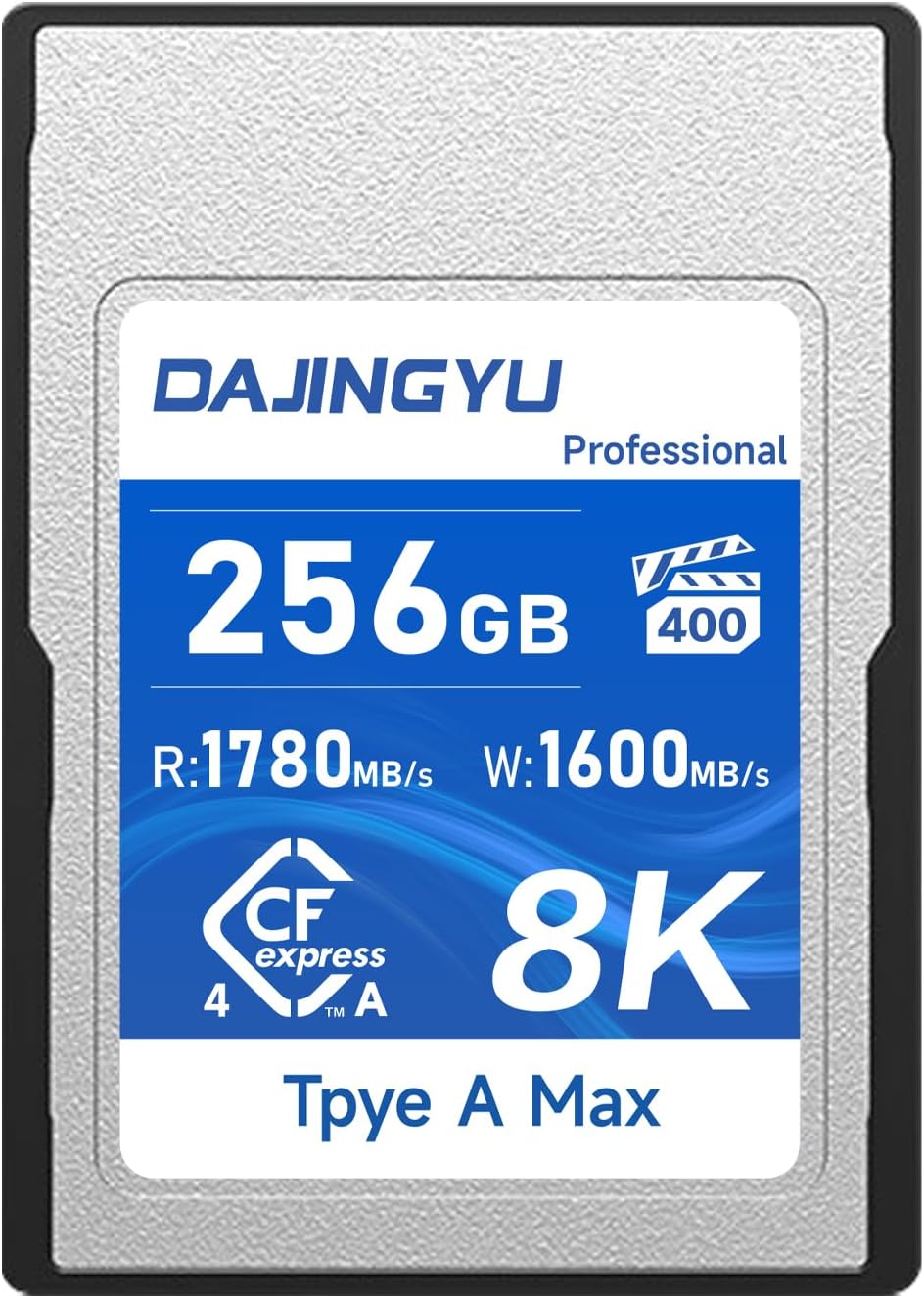 256GB CFexpress Type A Memory Card VPG400 1600MB/s Write 1780MB/s Read for Video Recording Shockproof Compatibility with Sony Cameras Alpha A1/a7iii/FX3/FX6/a7iv