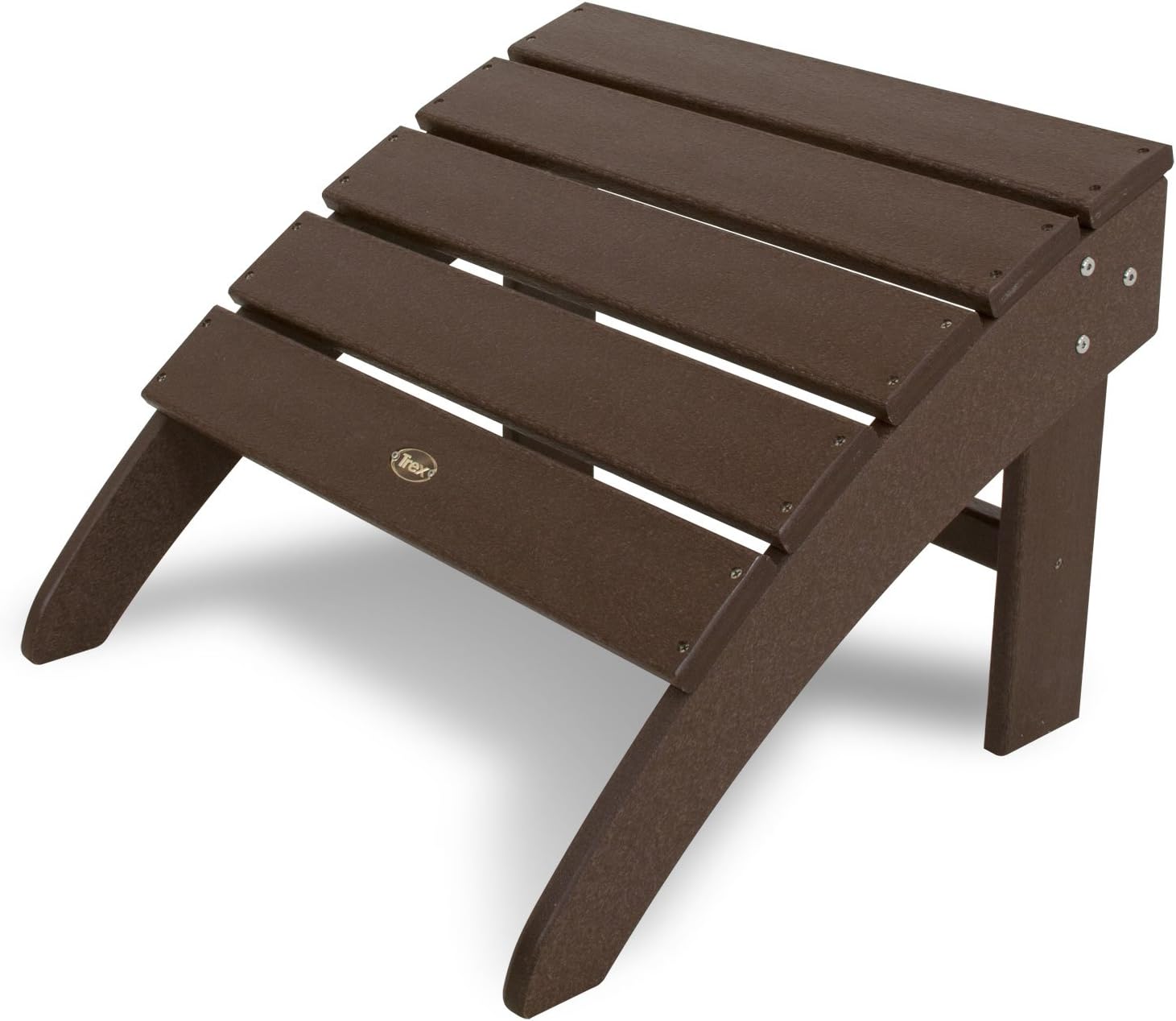 Trex Outdoor Furniture Cape Cod Ottoman, Charcoal Black