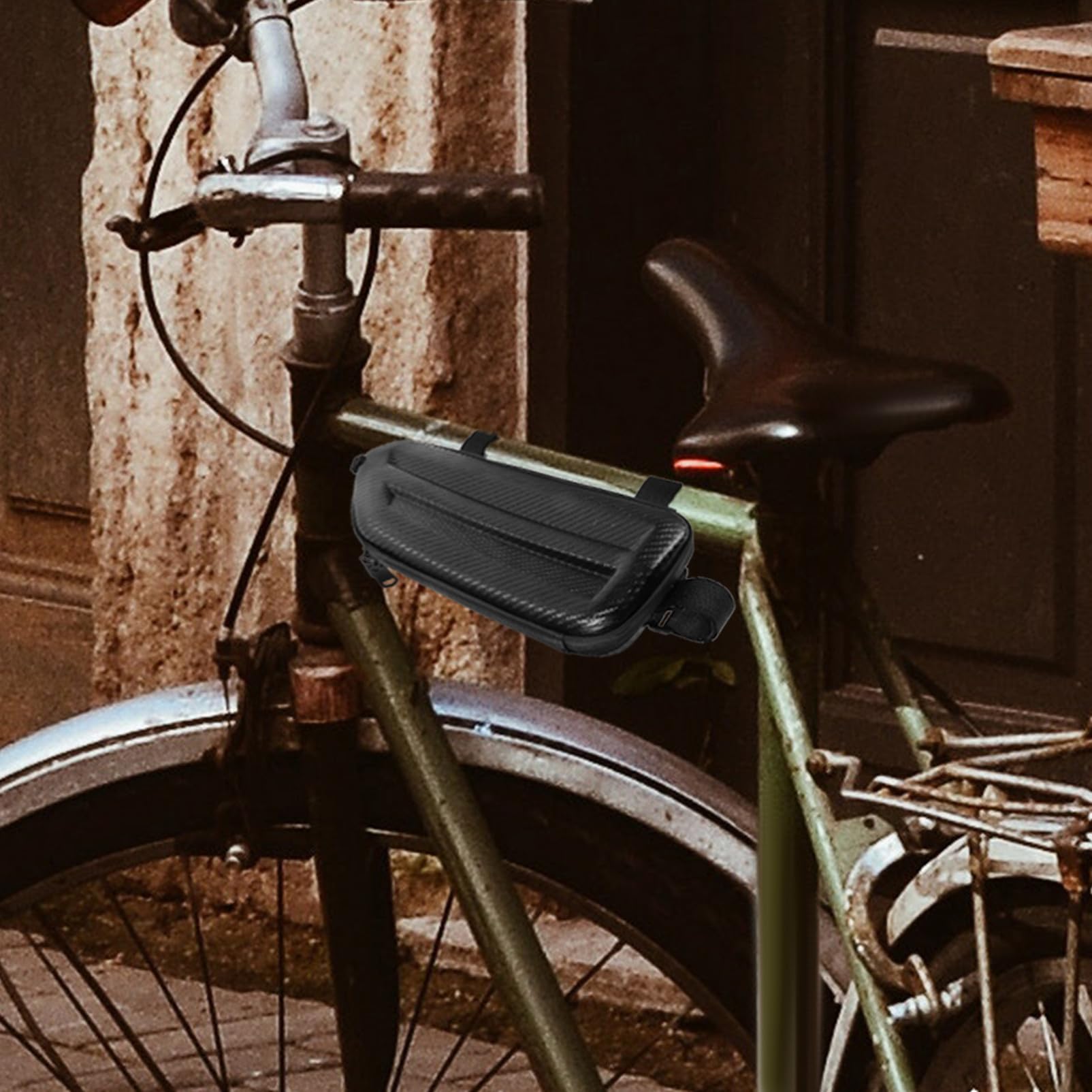 Toddmomy 2 Bolsas Impermeables para Coche Fundas para Bicicletas Bolsas para Alforjas Delanteras para Manillar De Bicicleta para Cuadro para Teléfono para
