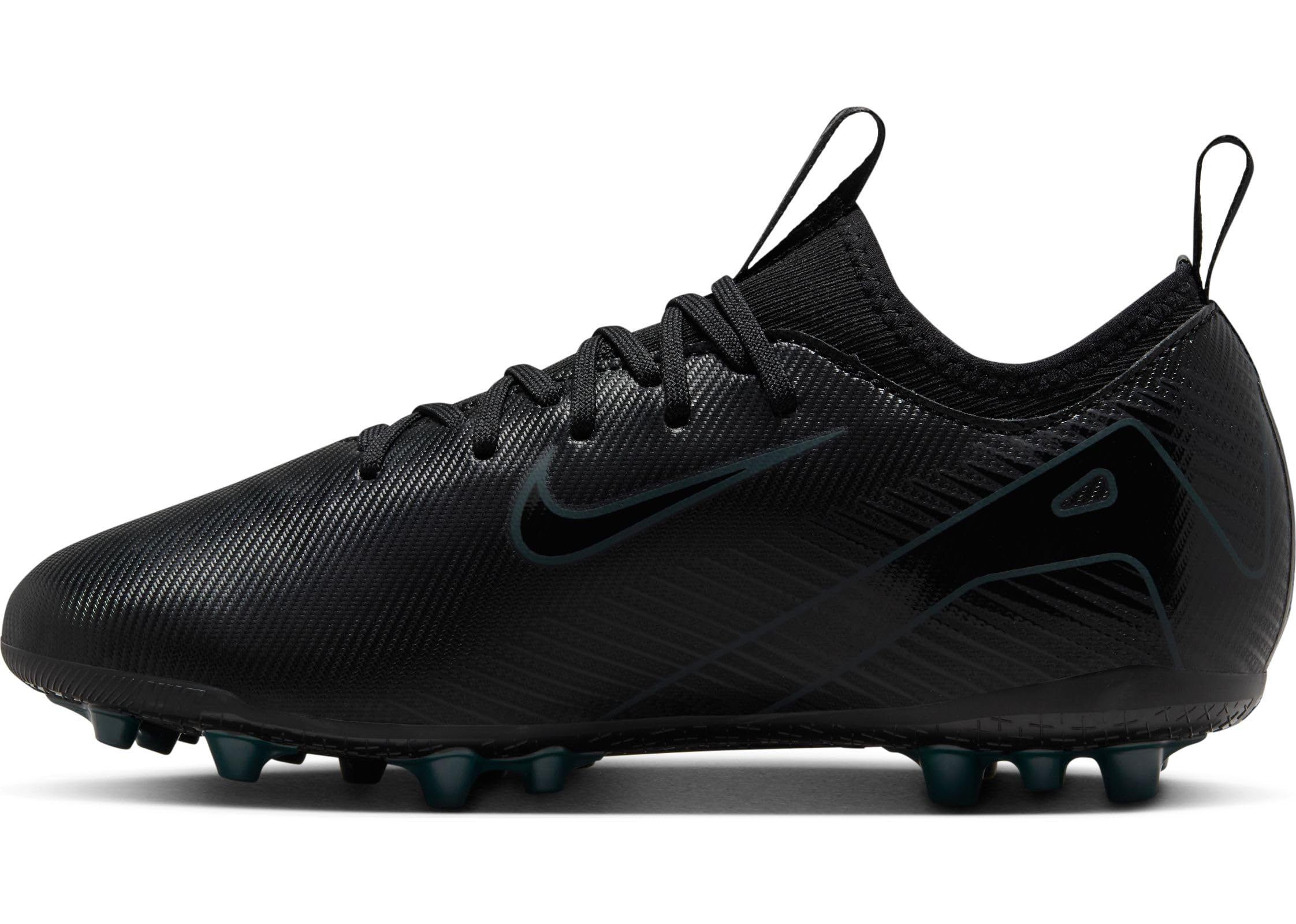 NIKE Boys Jr Zoom Vapor 16 Academy Ag Sneaker, Black Deep Jungle Black, 1.5 UK