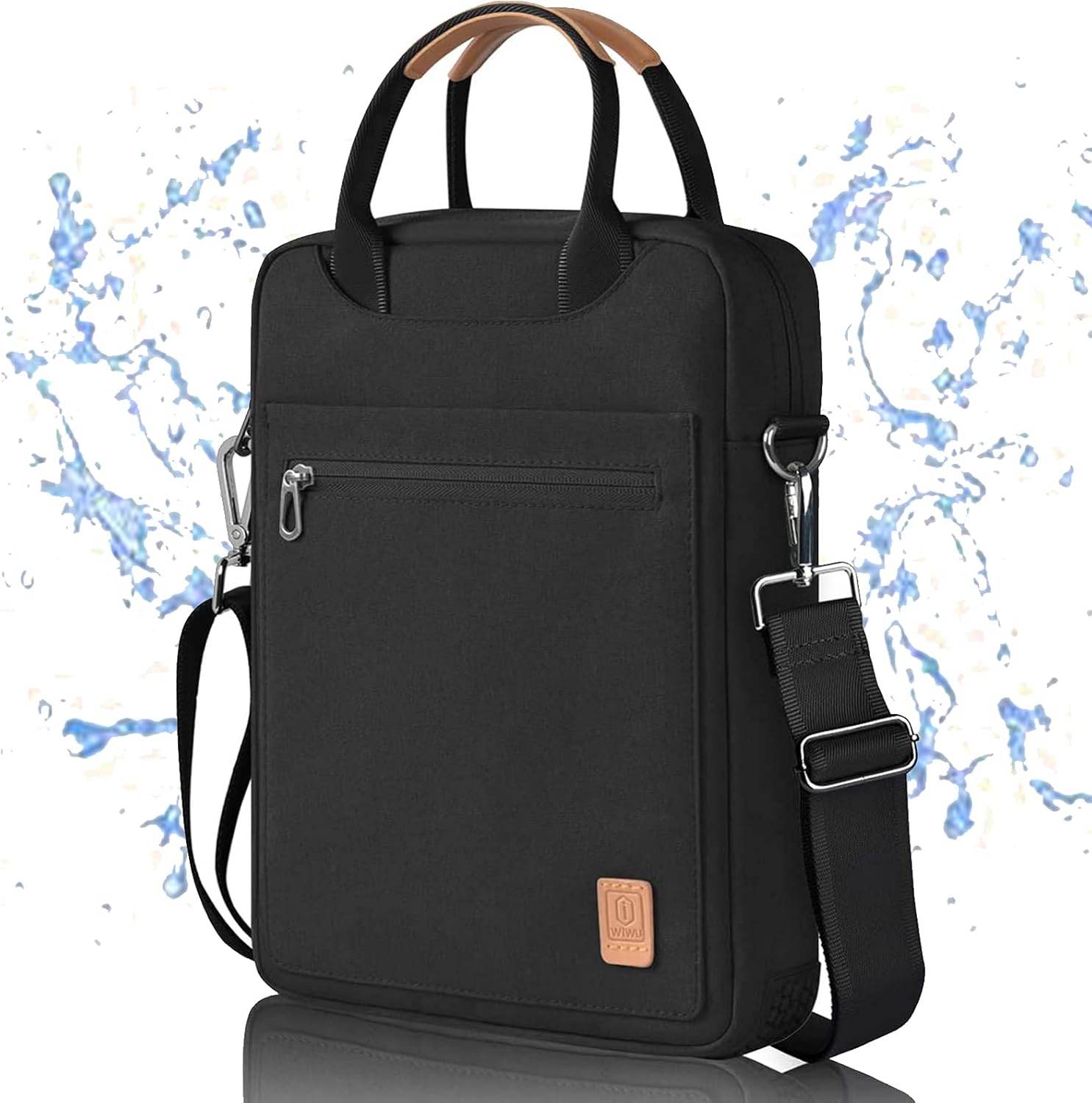 Tablet Sleeve 11 Inch Briefcase Laptop Shoulder Bag Waterproof Tablet Bag Handbag Protective Carrying Case for iPad Air 10.5" iPad Pro 11" 9.7 " iPad 10 Inch Surface Go Samsung Galaxy Tab A 10.1 Black : Electronics
