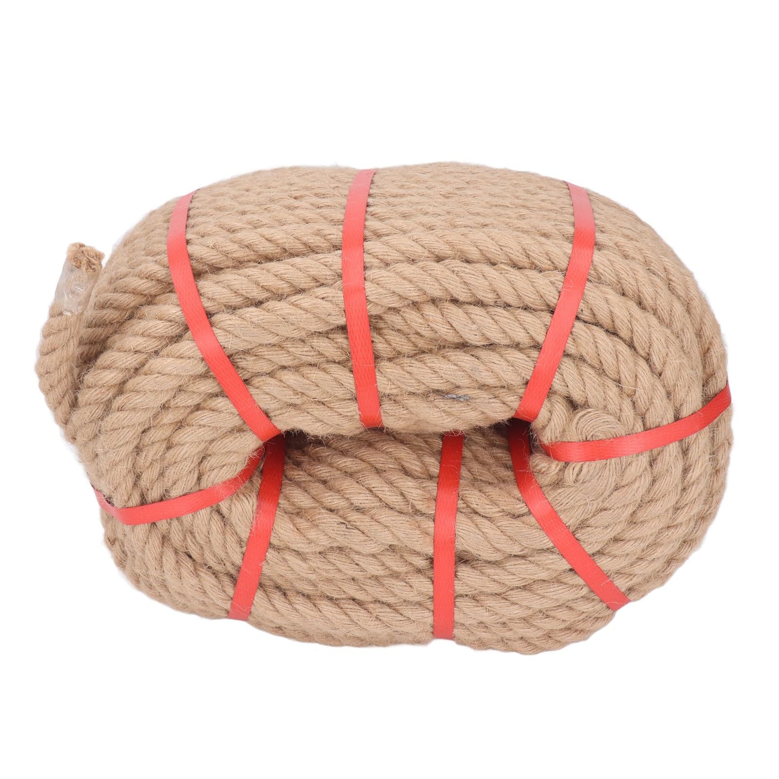 Fafeicy Sznurek Jutowy Włókno Jutowe Szpagat Jutowy 50m X 20mm do