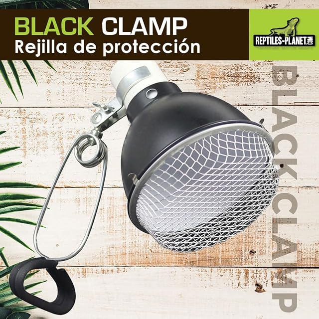 Foto 2 de 5 de Reptiles Planet Rejilla de protección para Clamp para Reptile Negro 14