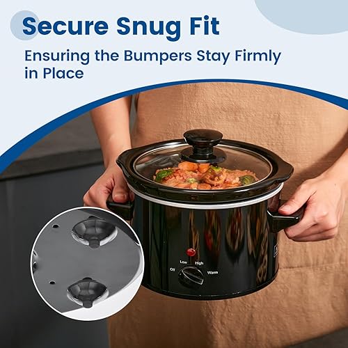 Miniatura 7 de KOOC Patas de goma para olla de cocción lenta KOOC 5QT 7QT y 8.5 QT