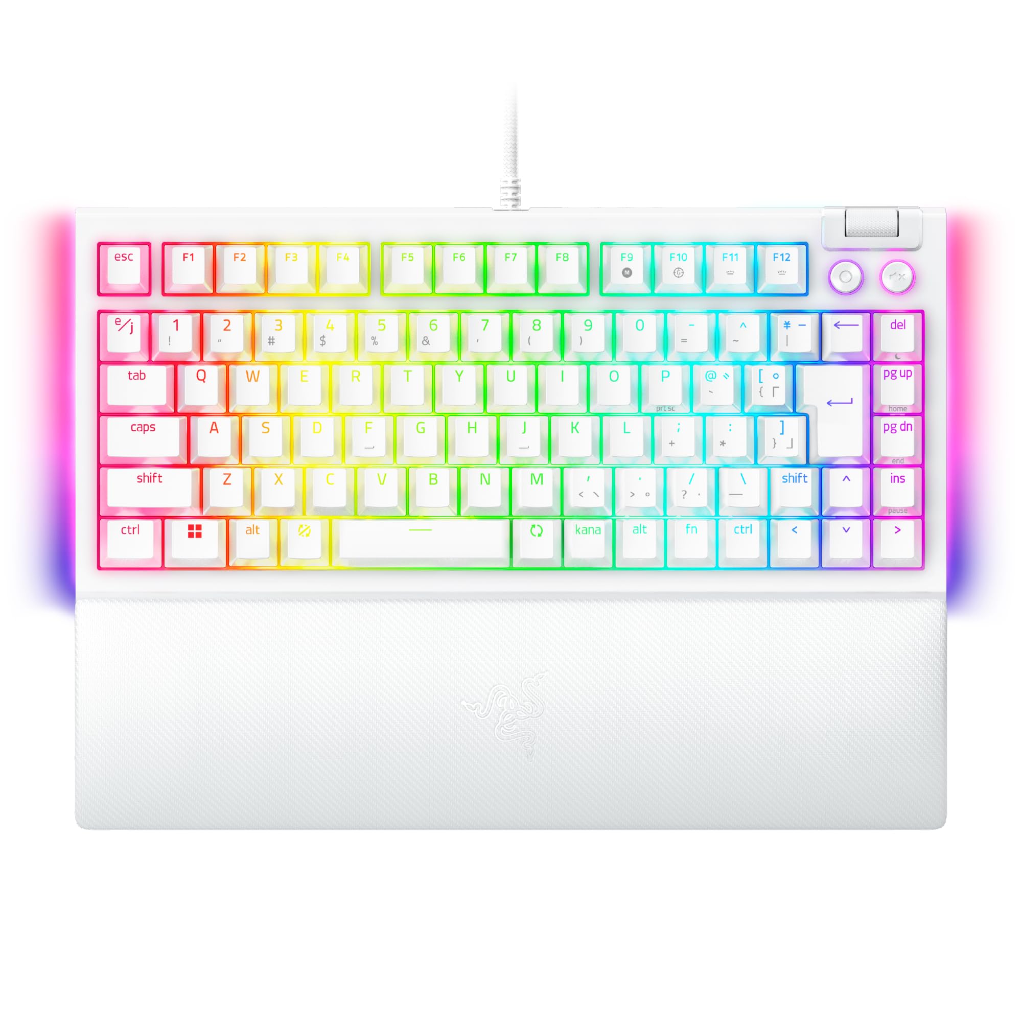 Amazon.co.jp: Razer レイザー BlackWidow V4 75% JP White Edition 