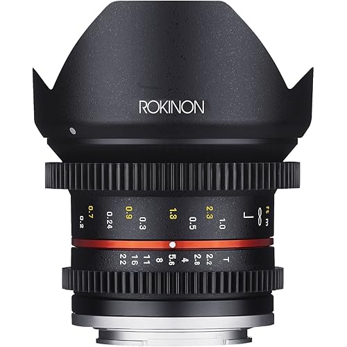 Rokinon Cine CV12M-E 12mm T2.2 Cine Fixed Lens for Sony E-Mount and Other Cameras