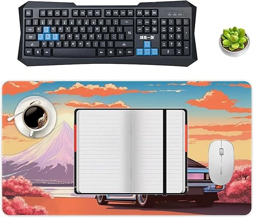 Miniatura 4 de JDM Ae86 Japón Fuji - Alfombrillas de escritorio para decoración de escritorio, alfombrilla de mouse para computadora, artículos esenciales para el