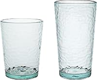 Vista 10 de KLIFA - Bonito: 14.7 y 20 onzas, juego de 8, vasos acrílicos y vasos altos para beber, sin BPA, vasos de plástico apilables, aptos para Transparente