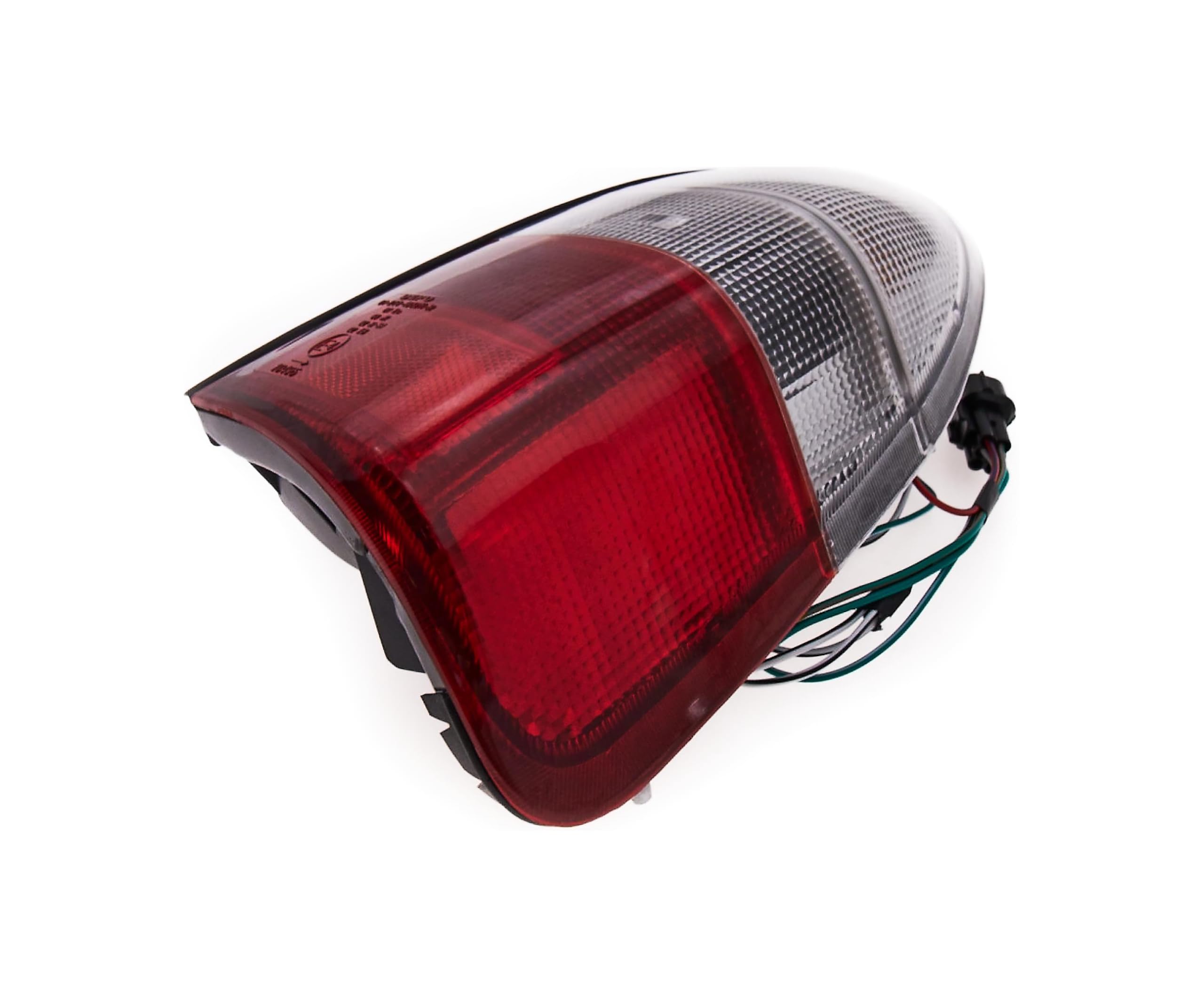 carro LUCES DE LA COLA Derecha Blanco rojo MR109128 adecuado para MITSUBISHI L200 III 2001-2005, (96-), blanco/rojo, CEE