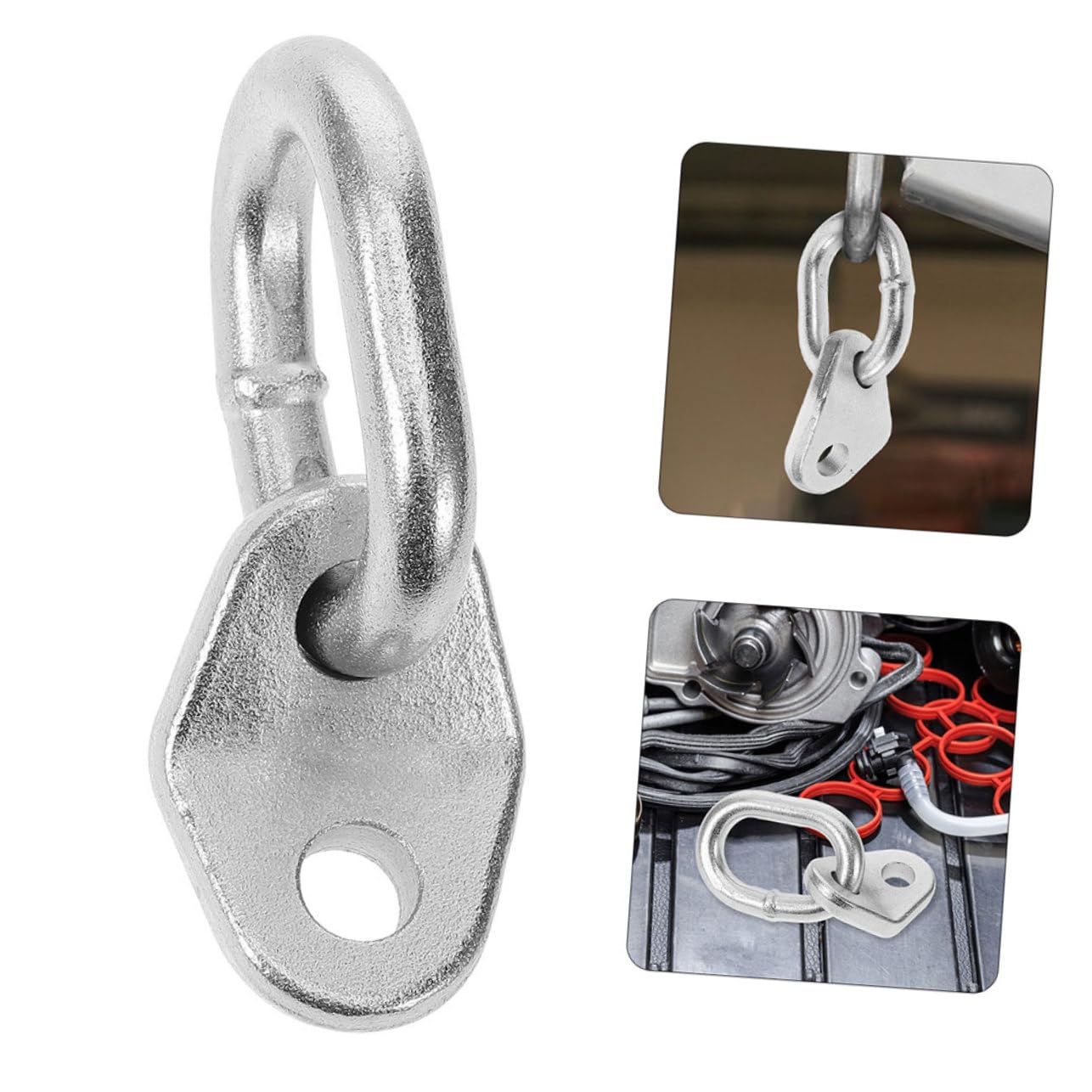 Unomor 2pcs Engine Lifting Bracket Capacity Steel Engine Lift Hook for Automotive Maintenance Versatile Support Tool for Safe Lifting Tasks