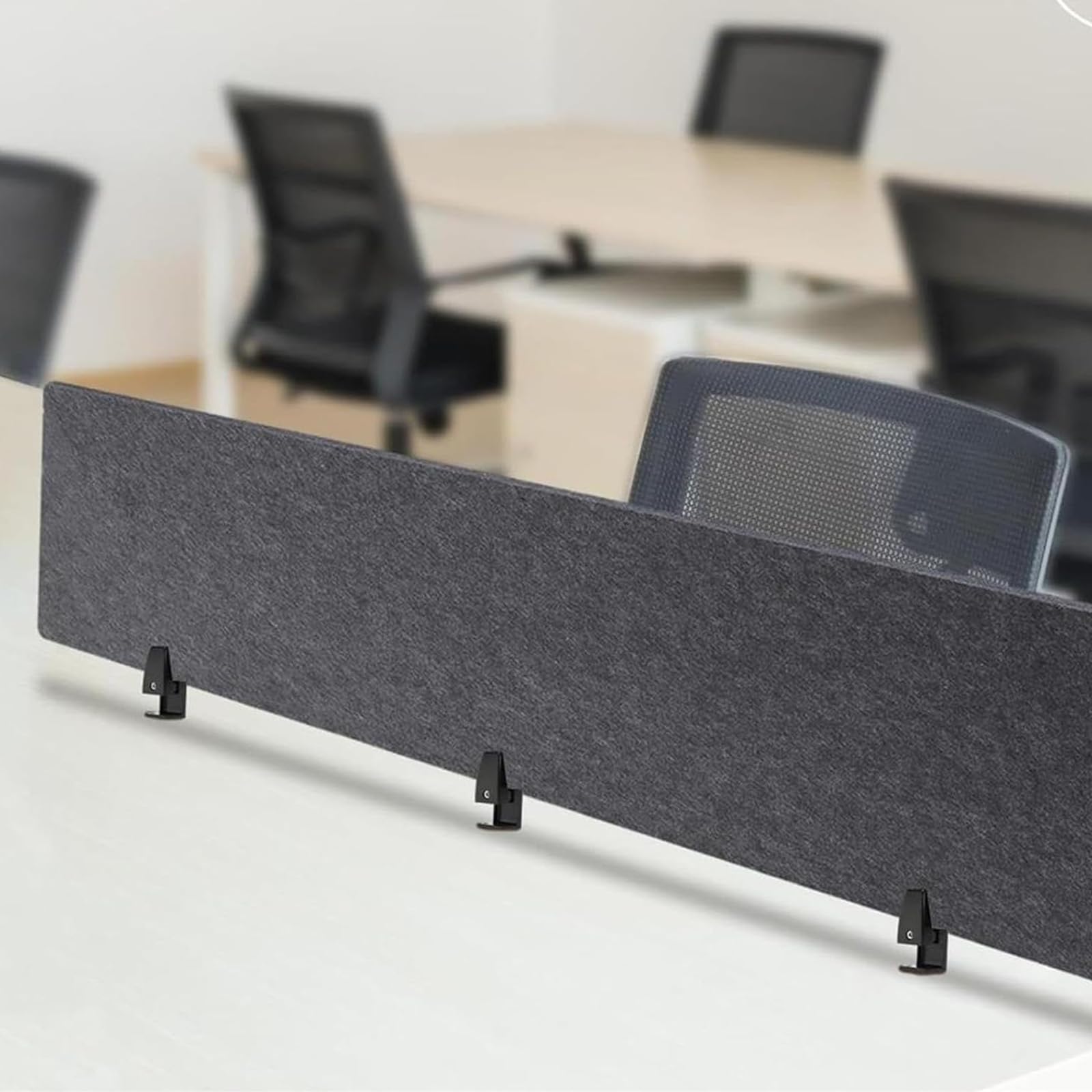 Panel acústico de privacidad para escritorio, división de reducción de ruido para estudiantes, divisor de mesa insonorizado, pantalla acústica de escritorio para mejorar el enfoque y la comodidad