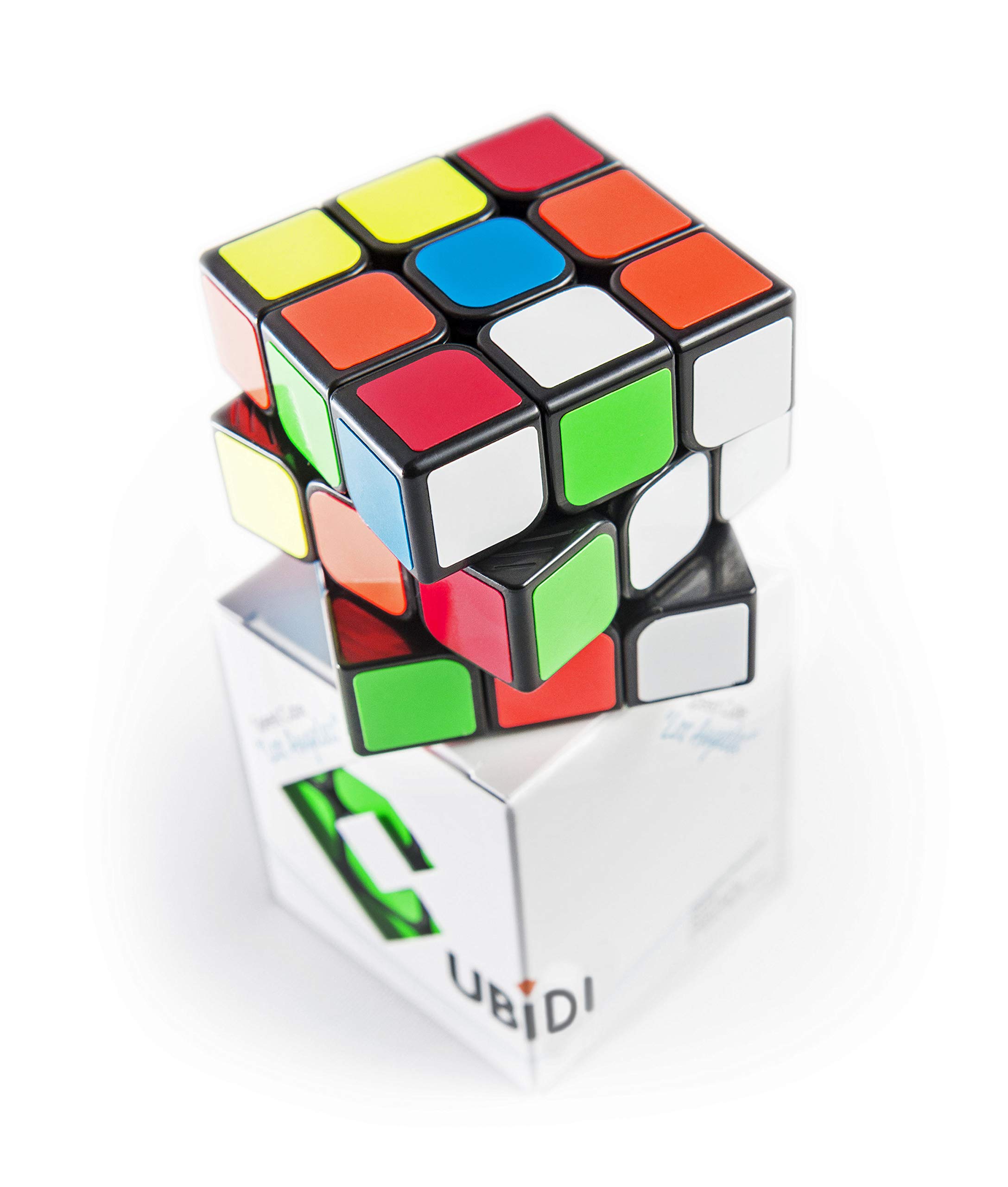 CUBIDI Los Angeles type Magic Speedcube 3x3 with classic look,optimized properties for beginners and advanced users