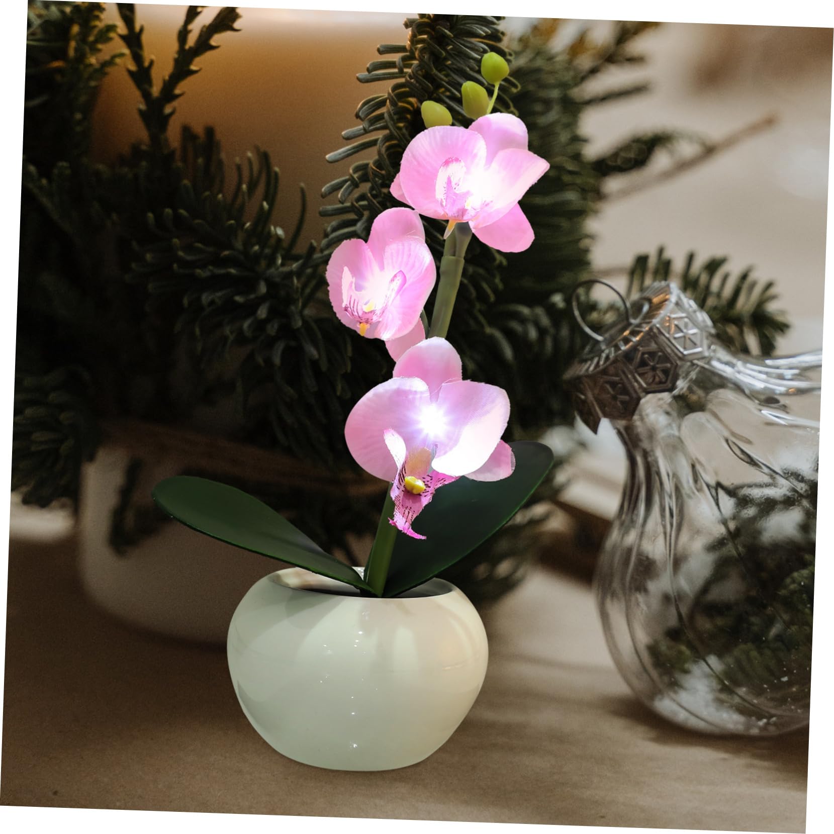 LED Blumenlicht 3v Keramik Phalaenopsis, Ambientebeleuchtung für Balkon
