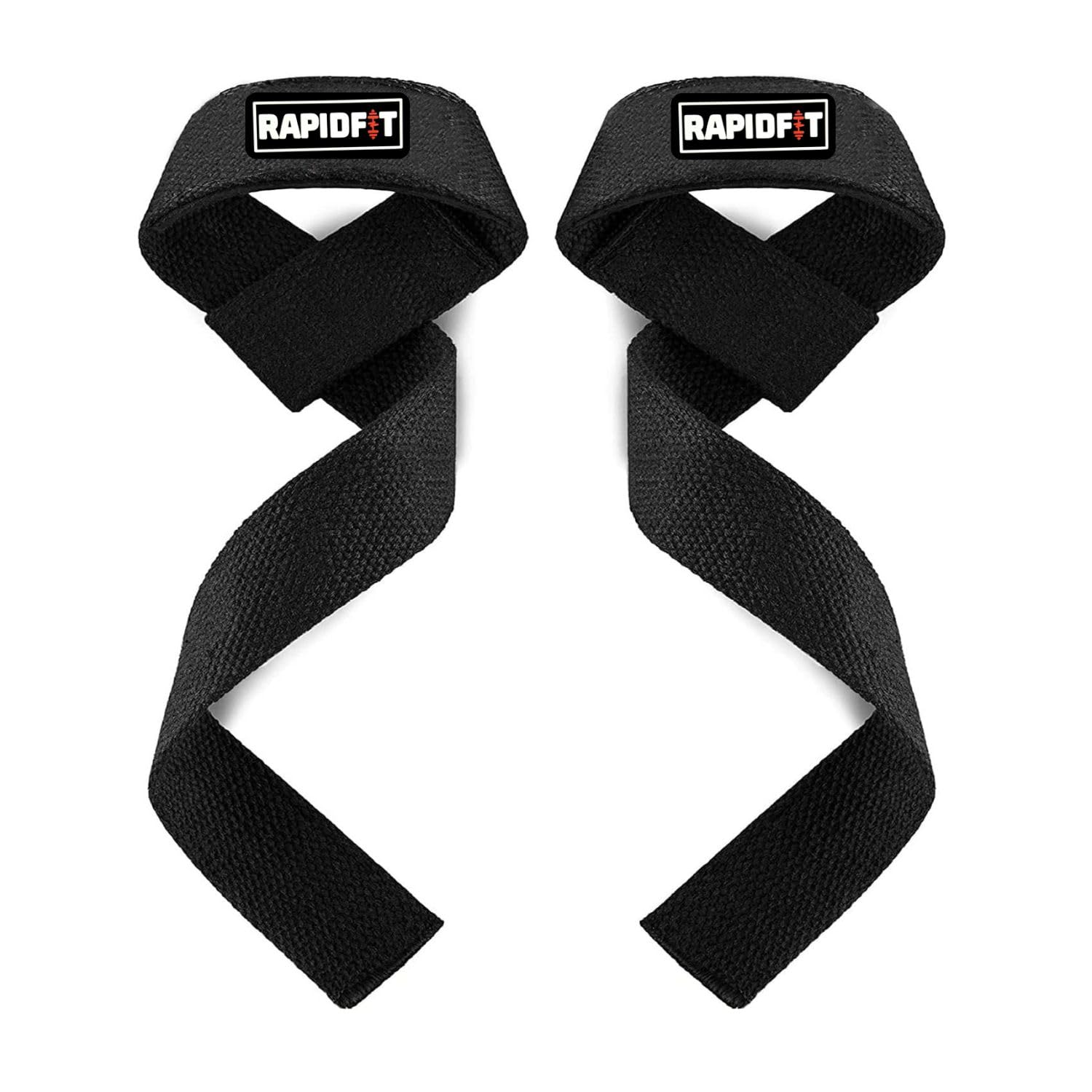 Weight Lifting Straps, Black, Wrist Support for Gym Weightlifting, Pair-image-31