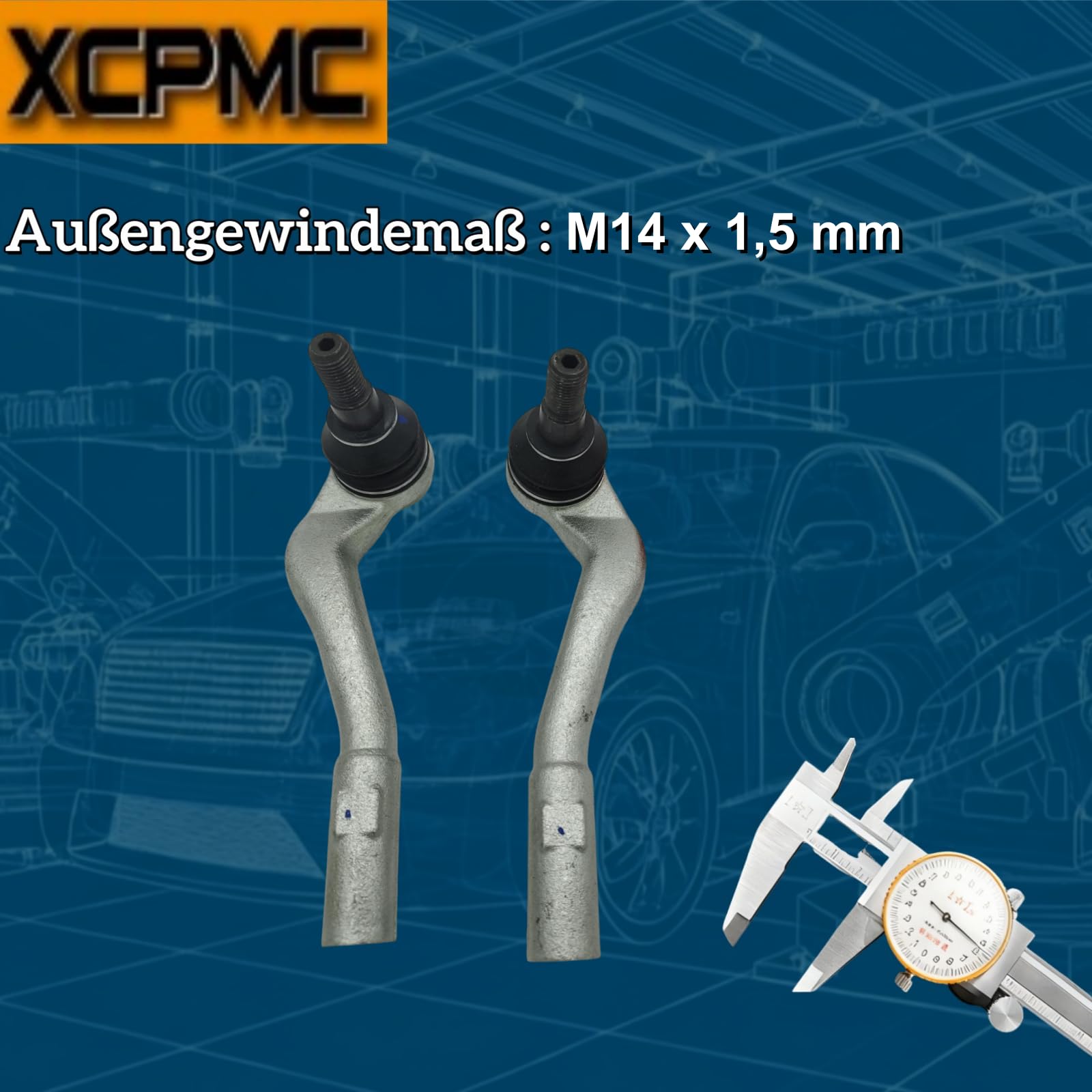 2x Rotule de Direction Avant pour Mercedes C-Klasse W204/S204 A2043300903