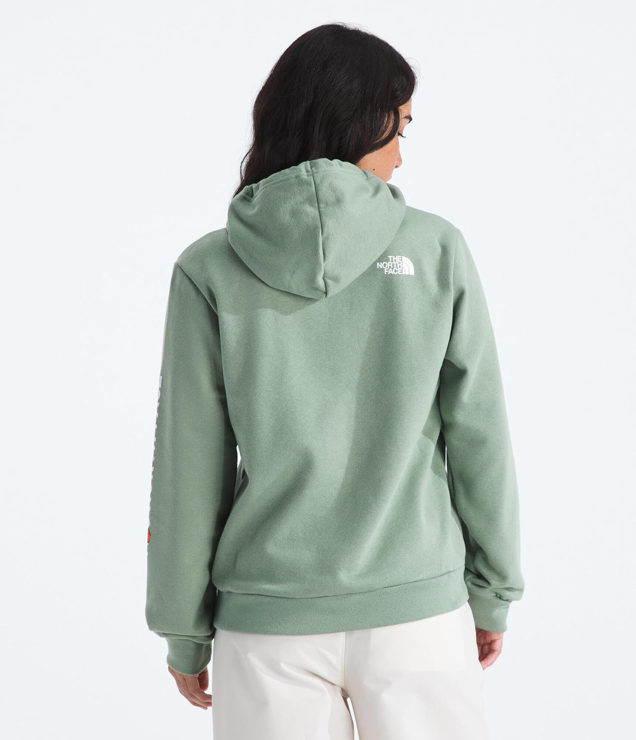 The North Face womens Evolution Butterfly Hoodie | 2 Piece Hood With Drawcord, Kangaroo Hand Pocket, Graphic Design - Image 2