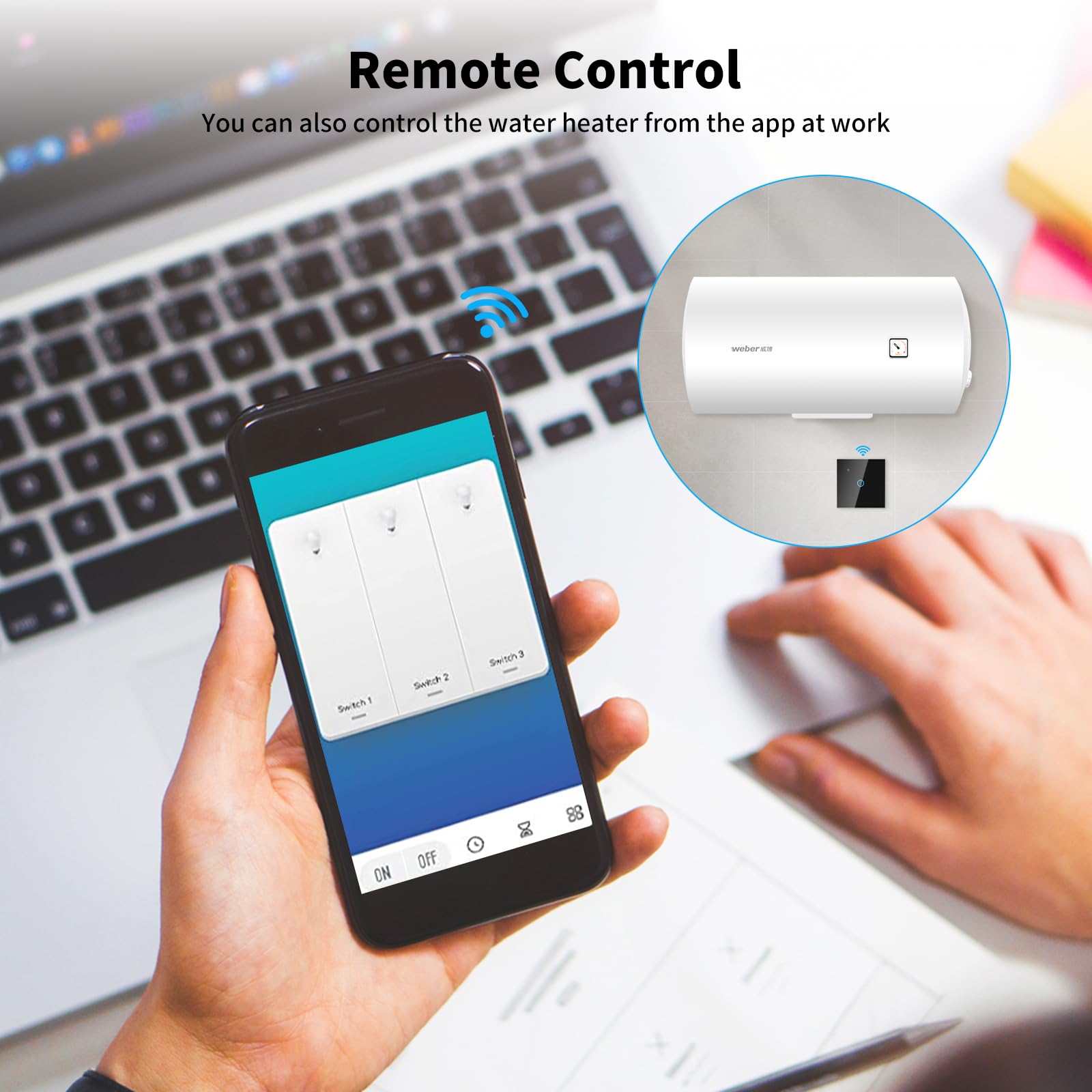 Smart Immersion Heater Timer Switch, 40A WIFI Smart Water Heater Timer  Switch, Smart Wall Touch Boiler Switch with Alexa Google Home, Smart Life,  Light Timer Switch, 8000W, (Black) : Amazon.co.uk: DIY u0026