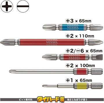 VESSEL GO-SAI Bit [No.GS5P-01] (Assorted 5PC Set) (Japan Import)