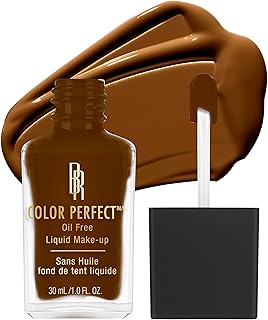 Black Radiance Color Perfect Liquid Full Coverage Foundation Makeup, Double Fudge, 1 Fl Oz