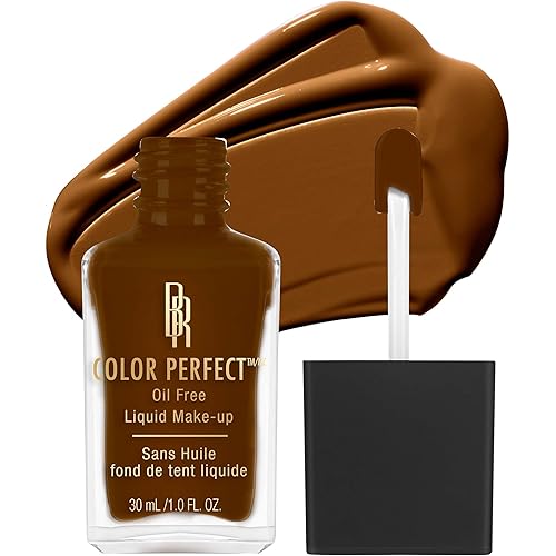Black Radiance Color Perfect Liquid Full Coverage Foundation Makeup, Double Fudge, 1 Fl Oz