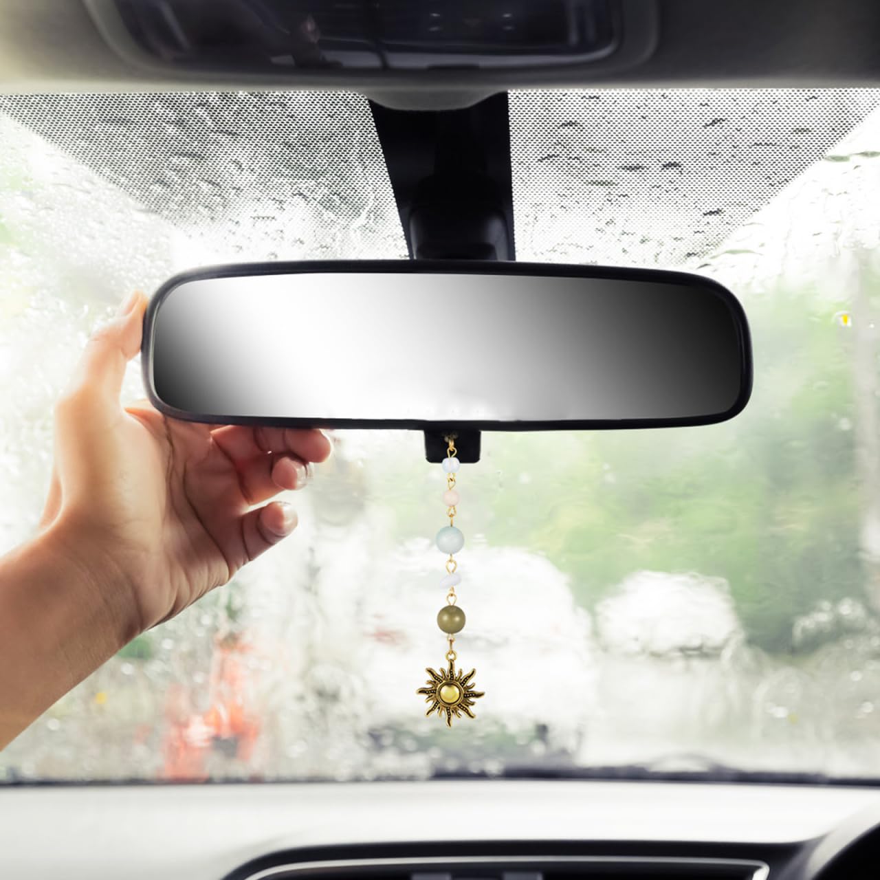Pendentif Rétroviseur Voiture En Acrylique - Motif Infirmière, Environ 8 Cm, Décoration Intérieure Véhicule Ou Porte-clés