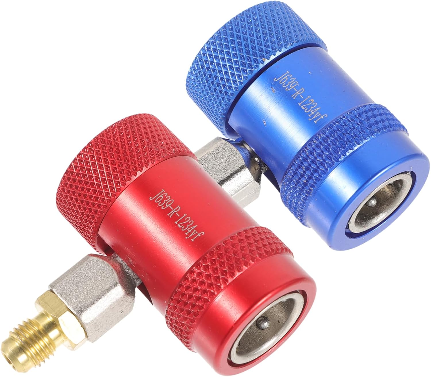 4Pcs Adjustable and Car Fittings Conditioner Connectors for Automotive Use Compatible High Low Side Couplers with Protective Sleeve
