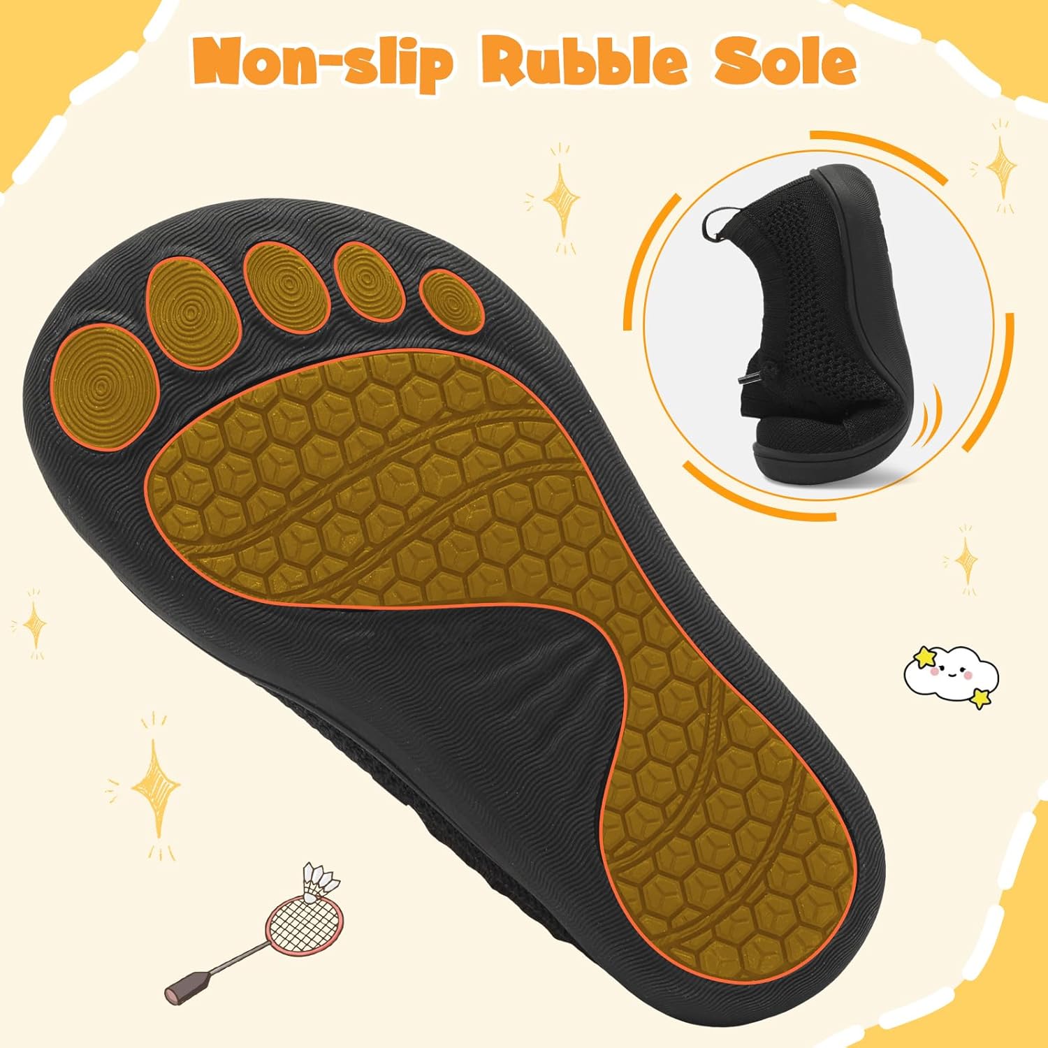 LeIsfIt Toddler Shoes Girls Boys Wide Shoes Kids Zero Drop Minimalist Sneakers Barefoot Slip on Tennis Sneakers - Image 7