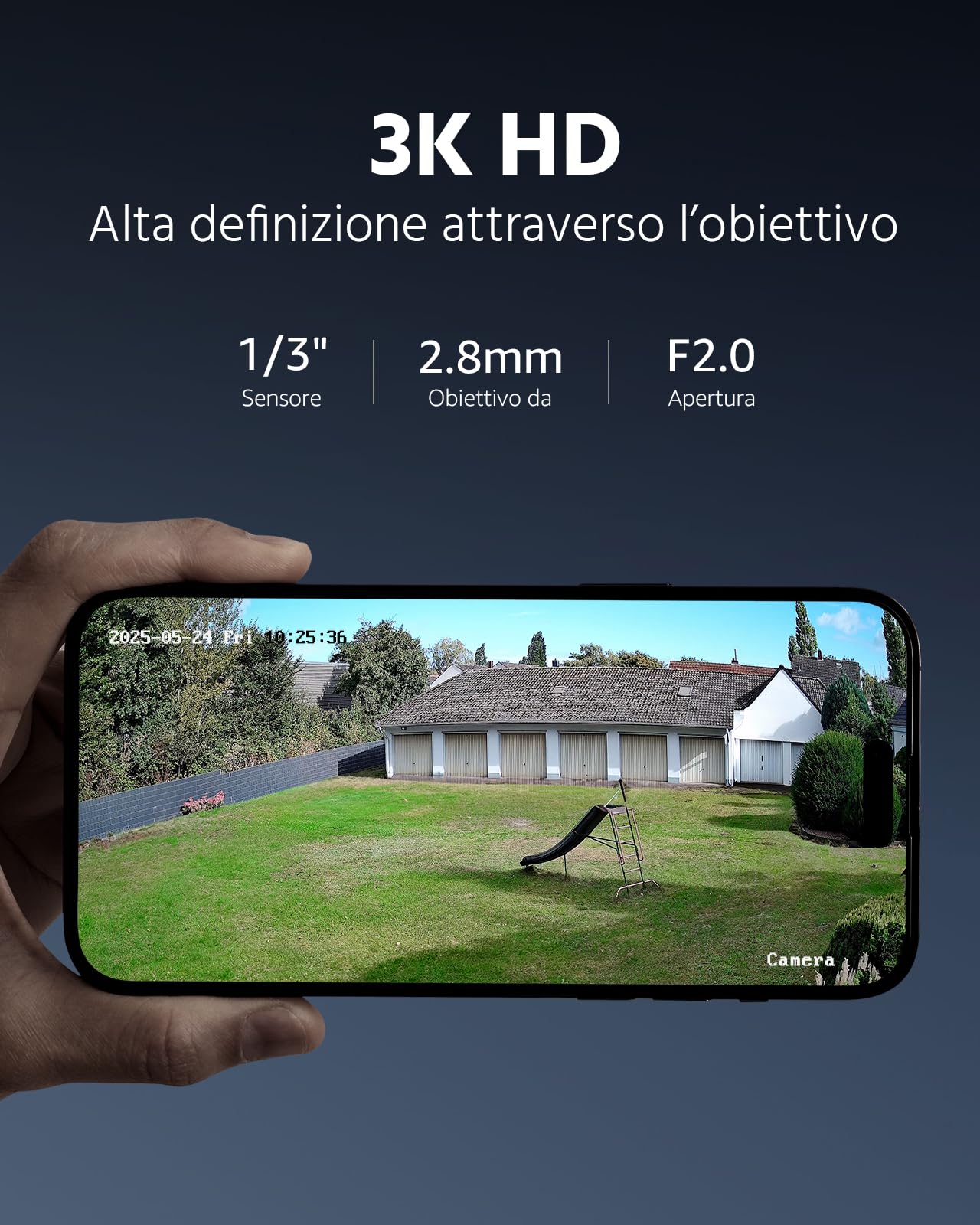 ANNKE Kit Videosorveglianza PoE Ultra HD 8CH 4K NVR con 2TB Disco Rigido H.265+ 4x Telecamere IP 5MP 3K Sistema Esterno EXIR Visione Notturna, Rilevamento Intelligente di Uomo e Veicolo