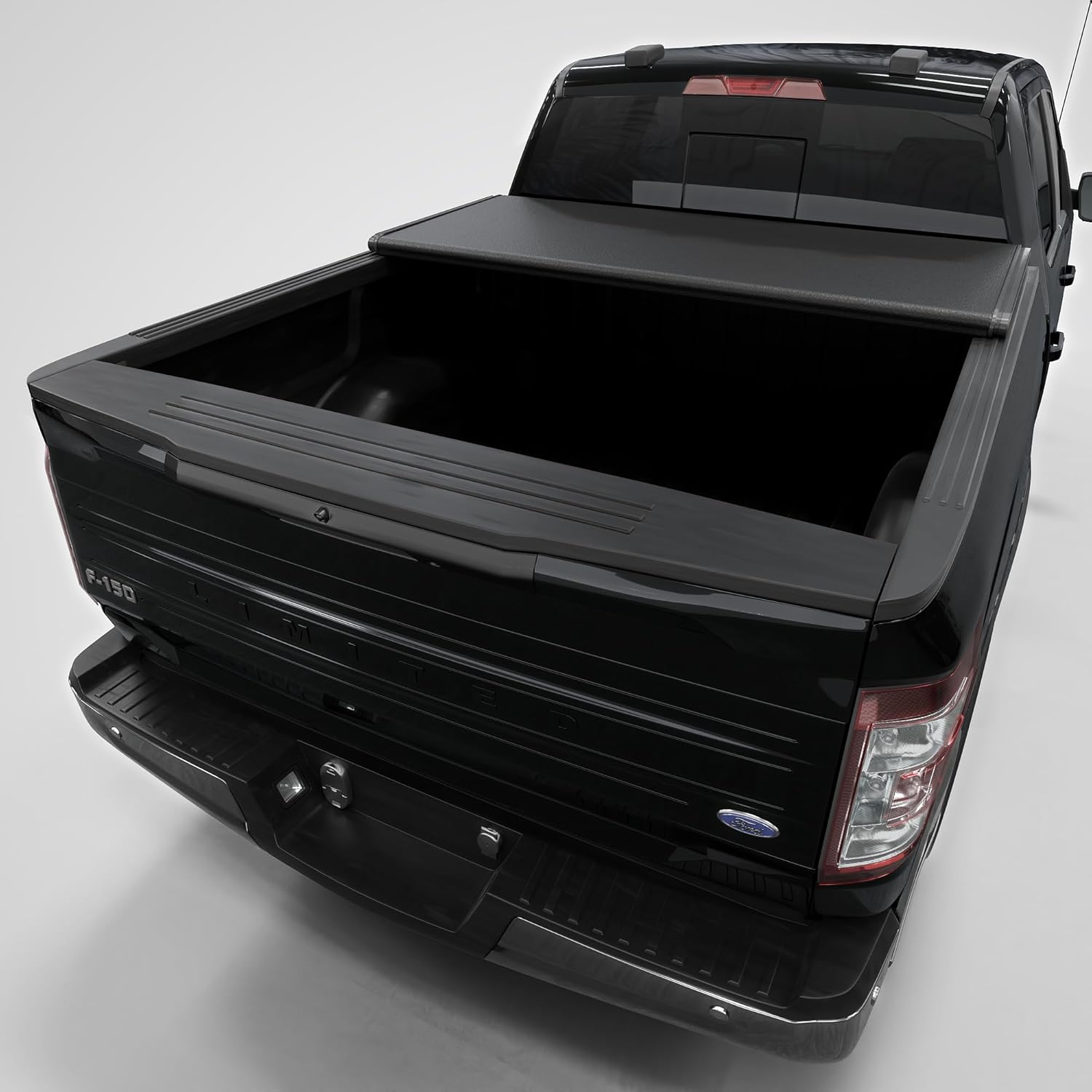 Low Profile Tri-Fold Truck Bed Tonneau Cover Fits 2015-2026 Ford F-150 | 5'5" (66") Bed | CFLPTX016