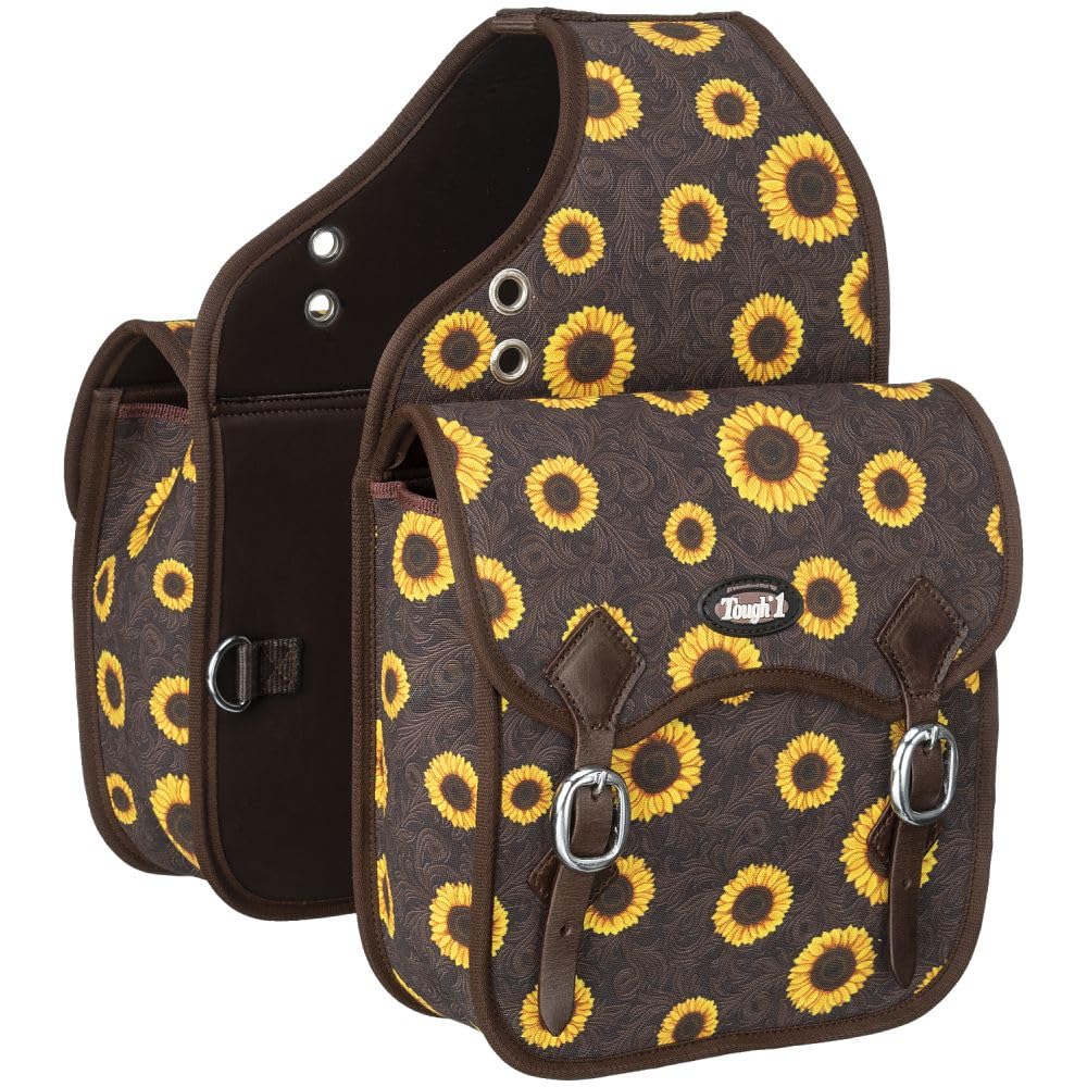 Tough 1 Saddle Bag 1200 Denier Flap Pocket Prints 18 x 10 61-7700