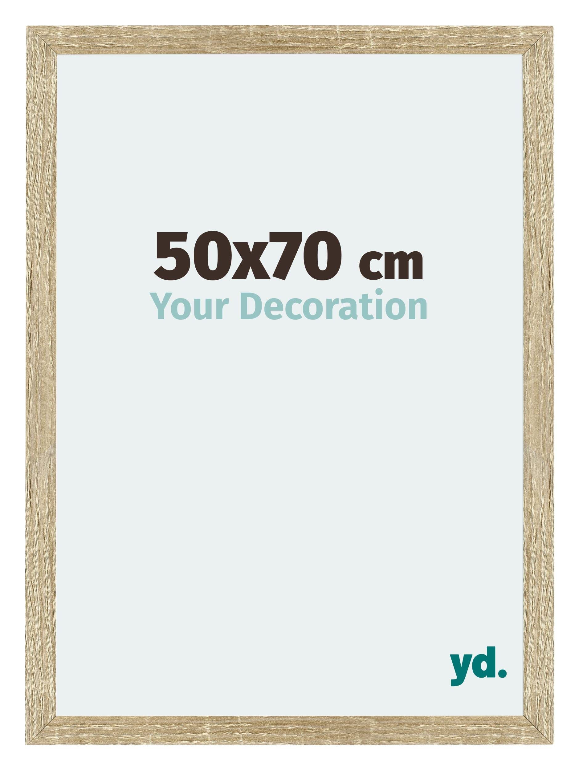 Your Decoration - Puzzle frame 50x70 - Sonoma Oak - Puzzle frame 500-1000 Pieces - MDF Photoframe - Mura