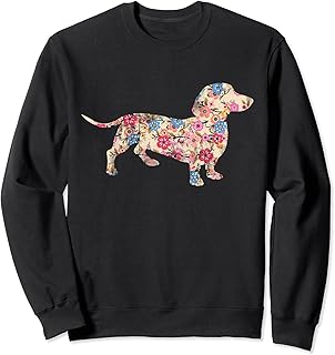 Flowers Dachshund Sweatshirt - Buy now