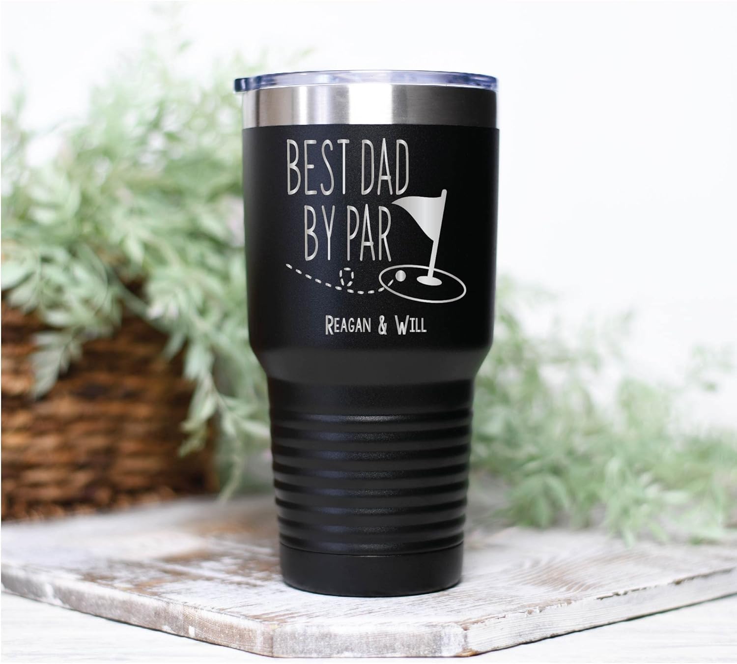 AVITO Personalized Golf Pun Tumbler - 30 oz Tumbler with Lid - Laser Engraved - Vacuum Insulated - Stainless Steel