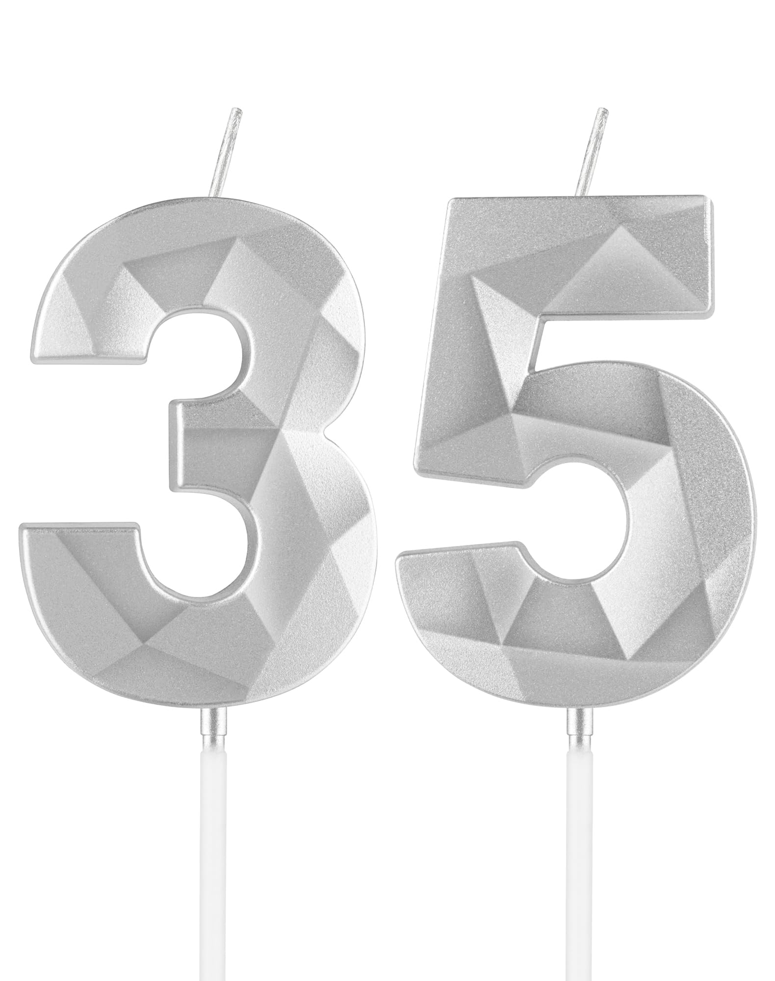 Royal Blue 13th Birthday Candles, 3D Number 13 Candle for Cake, Boy Girl 13th Birthday Decorations,Sapphire Candle Topper Blue Cake Decorations for Birthday Party Wedding Anniversary Supplies — view 385