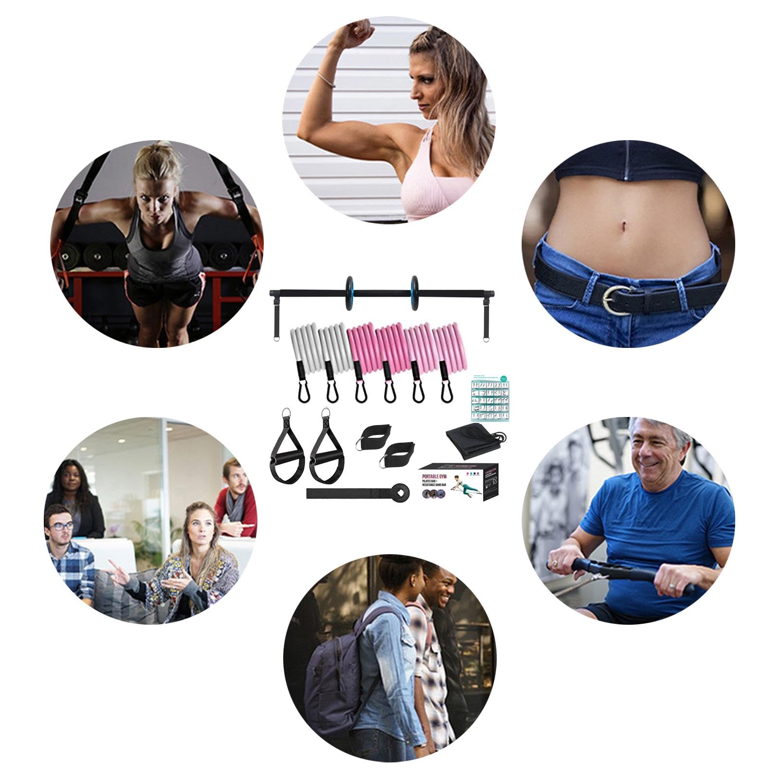 Barra De Pilates Portátil Multifuncional