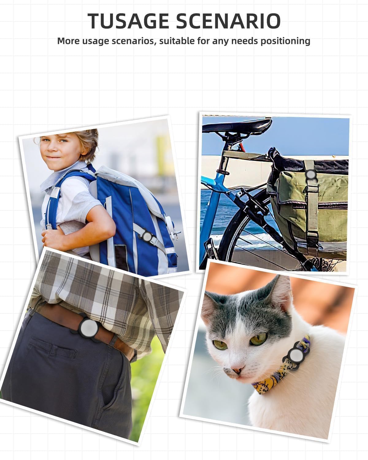 GPS Tracker for Dogs (1 Pack), Mini GPS Cat Tracker, Smart Pet Activity Tracker (iOS Only), No Monthly Fee, Compatible with Apple Find My, Anti-Lost, Finder Tag for Vehicles/Pets/Kids/Items - image 7