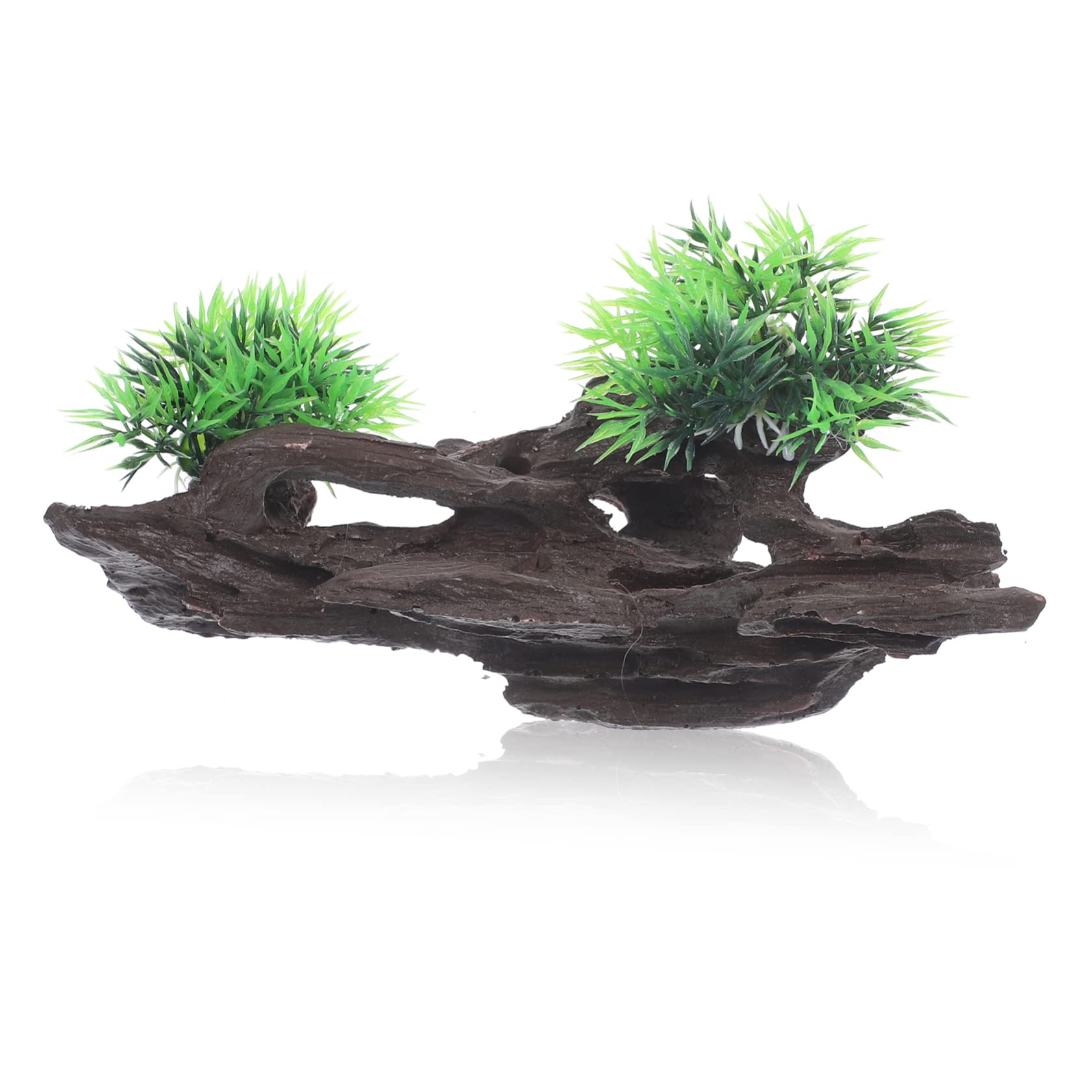 POPETPOP 5 Pièces Bois Coulé en Résine Décoration D'aquarium Cachette Décorations D'aquarium Pont De Réservoir De Poissons Éponge Trousse Décor D'aquarium Décoration Aquarium Plastique