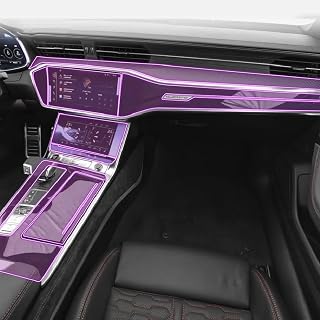 LAVIYE Filme interior do carro Painel de instrumentos Shift console central Anti-risco transparente TPU PPF Filme, para Audi S7 RS7 2021-2023
