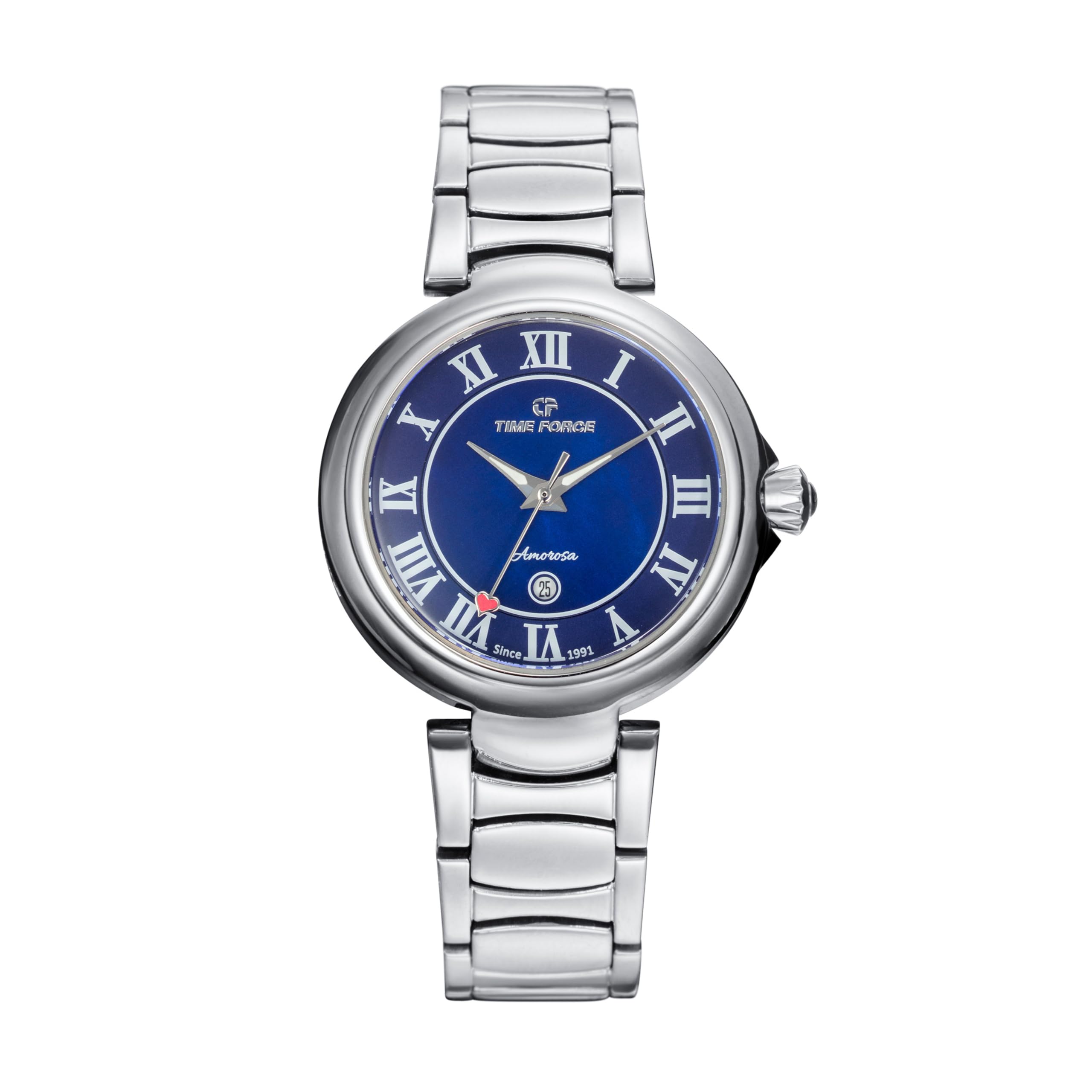 Time Force Amorosa - Reloj Mujer Analógico, Movimiento de Cuarzo Japonés | Acero Inoxidable 316L, Cristal K1 con Tratamiento de Zafiro, Resistente al Agua 10 ATM