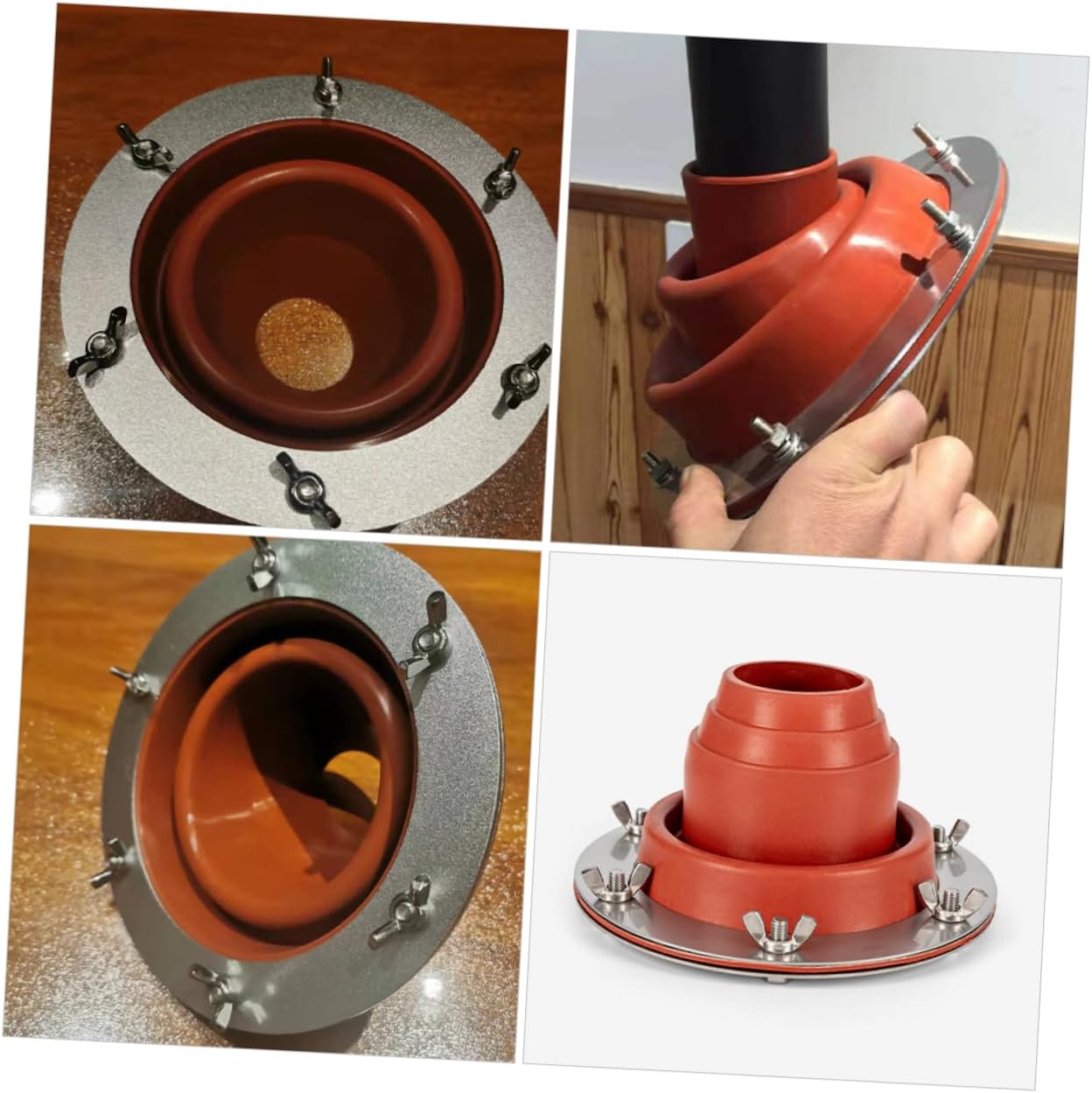 Stove Chimney Protection Ring for Tent Use Scalding Jack for Firewood Stove Essential Safety Accessory for Camping and Heating