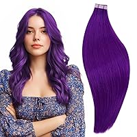 Vista 22 de RUNATURE Extensiones de cabello humano Itip rosa intenso de 22 pulgadas de largo, extensiones de cabello humano con punta en Itip, extensiones
