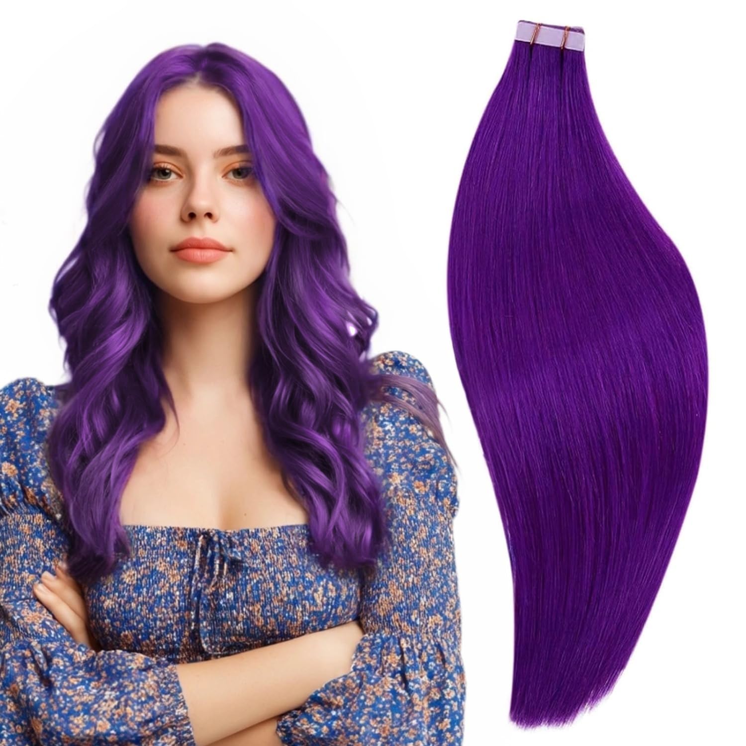 RUNATURE Echthaar Extensions Tape in extensions echthaar