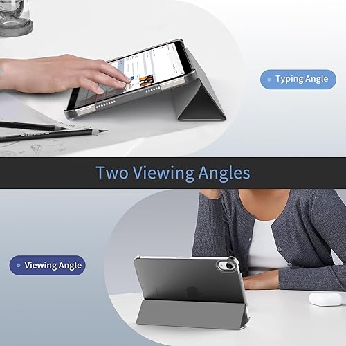 Miniatura 54 de MoKo Funda para iPad mini 7 (A17 Pro) Generation Case 2024, iPad mini 6 2021, funda delgada y ligera de 8.3 pulgadas de carcasa de policarbonato