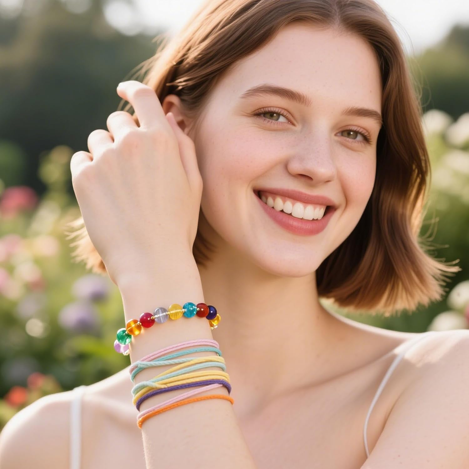 Frinnovan, 15 Packs Beadable Bracelets Adjustable Ball Opening Wire Blank Bracelet Expandable Bangle for Crafting DIY Jewelry Bracelets Making, 2.4 Inchs Silver - Image 3