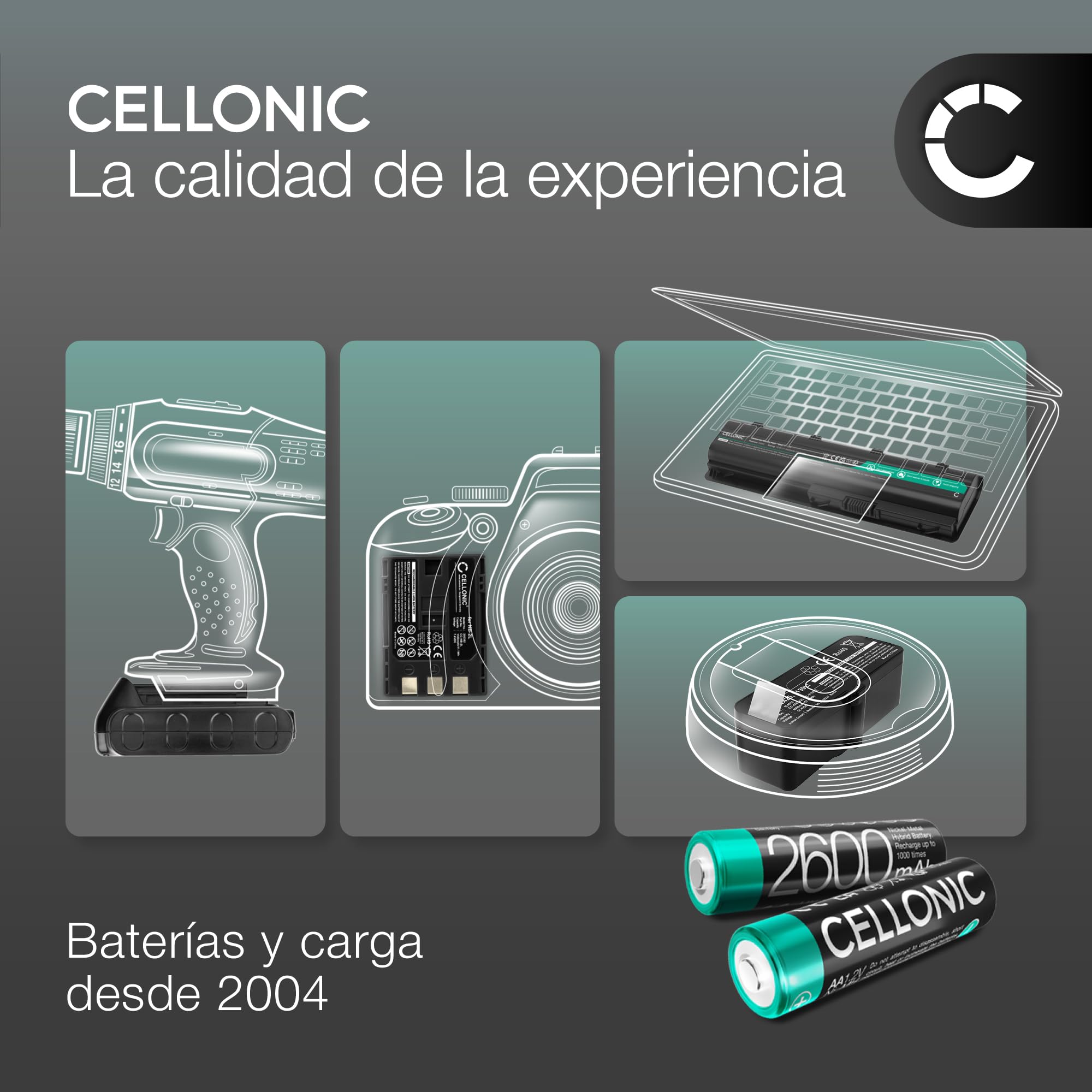CELLONIC 1x Batería Compatible con Unitech EA630, Plus, 1400-900057G | 1x, (3900mAh-3.85V-Ion de litio), Escáner códigos de barras Batería